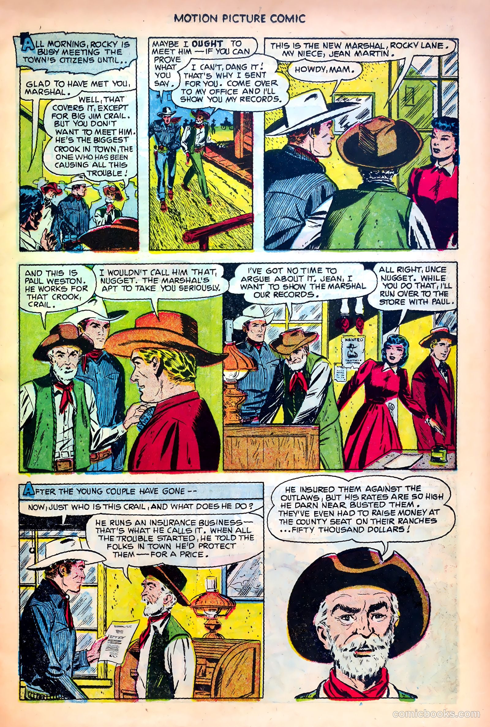 Motion Picture Comics 107 Frisco Tornado #1 — page 11 of 36