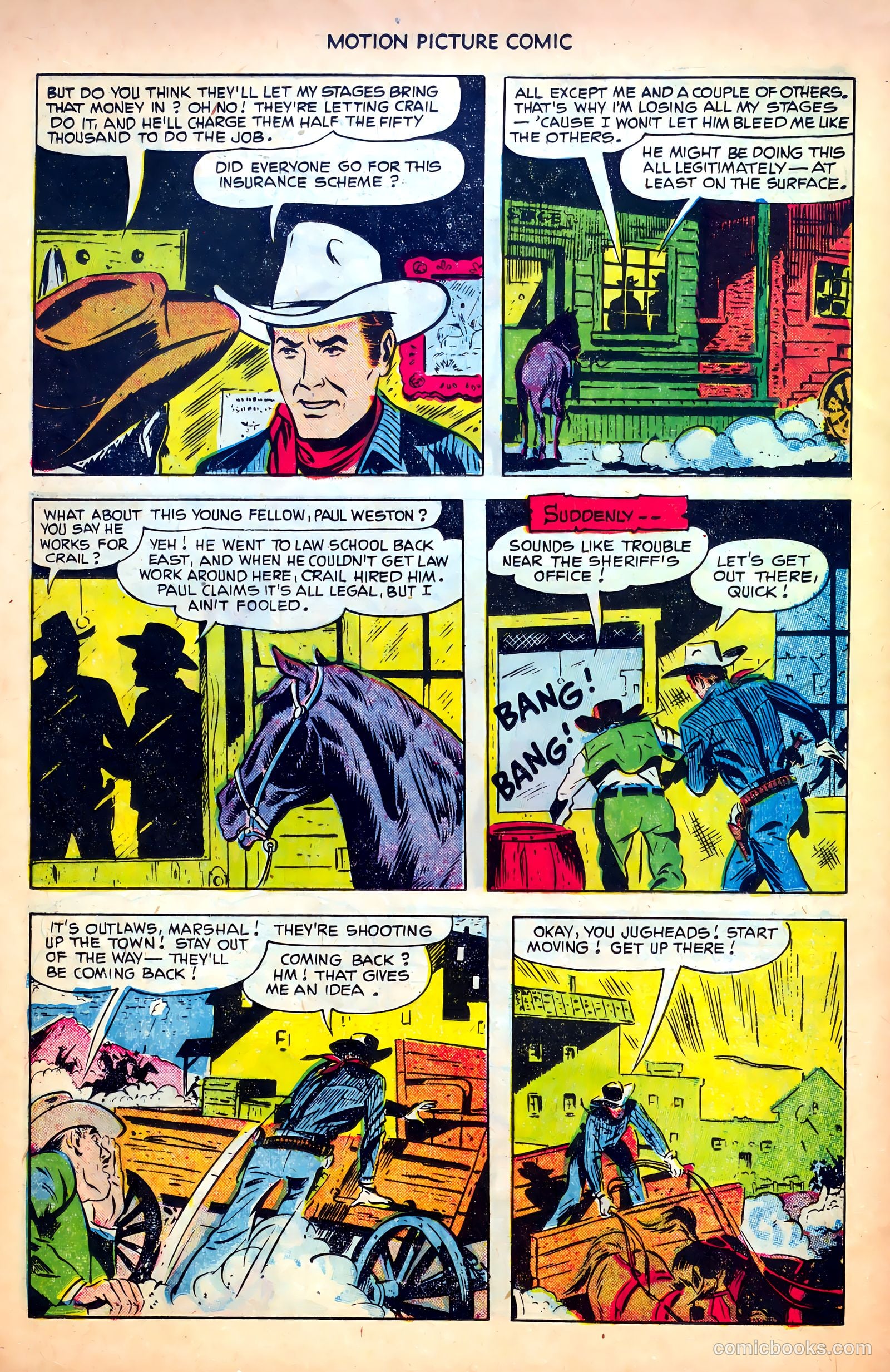 Motion Picture Comics 107 Frisco Tornado #1 — page 12 of 36