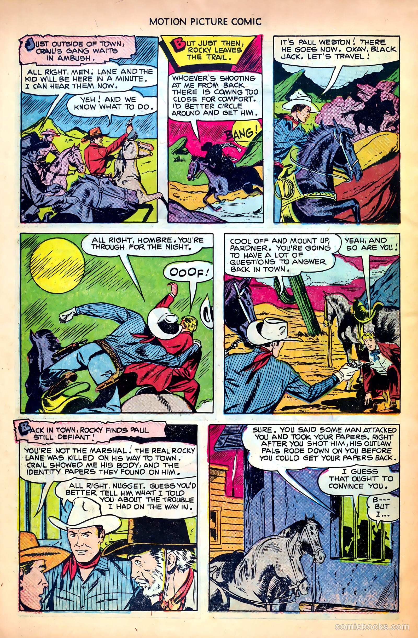 Motion Picture Comics 107 Frisco Tornado #1 — page 26 of 36