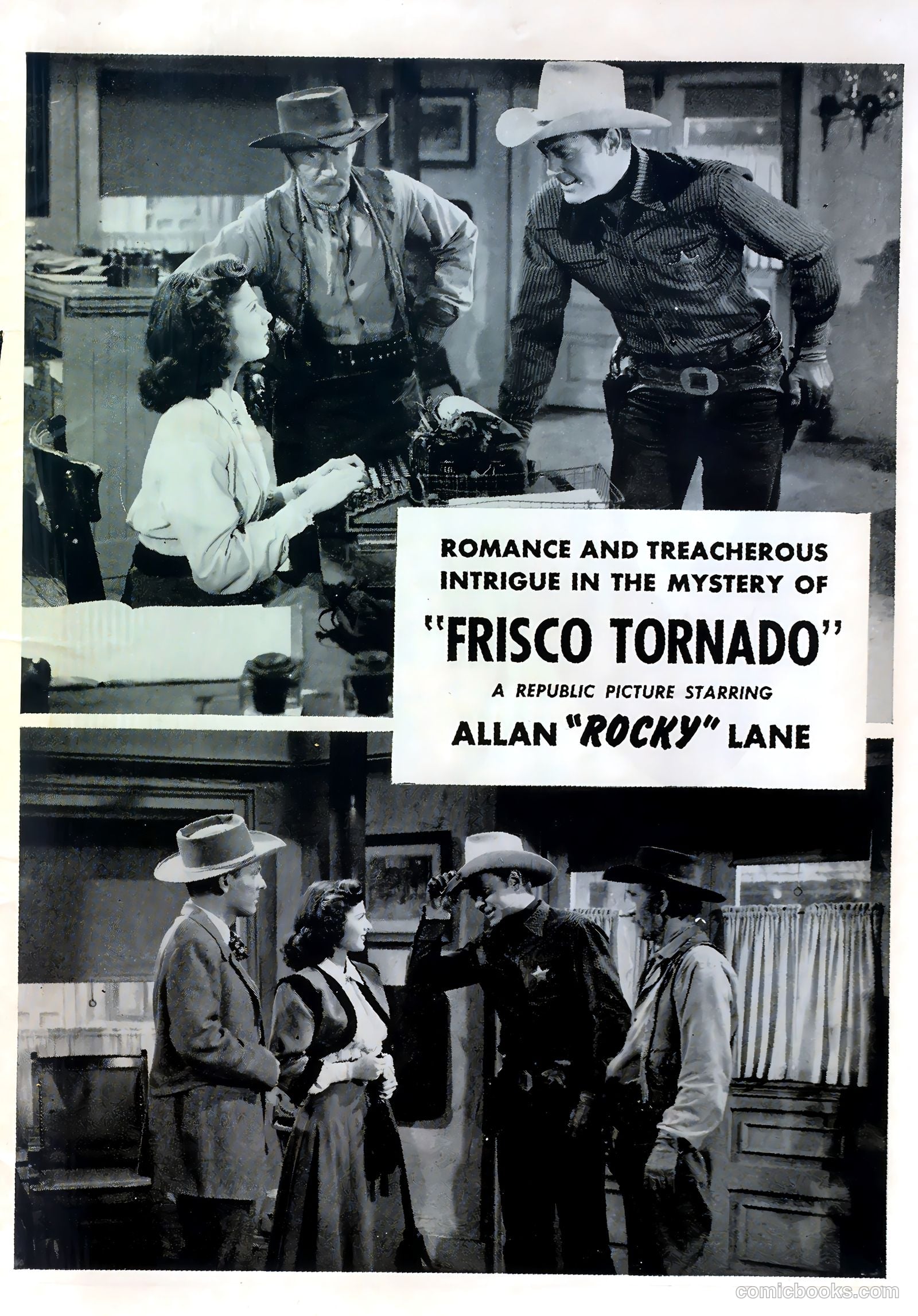 Motion Picture Comics 107 Frisco Tornado #1 — page 35 of 36
