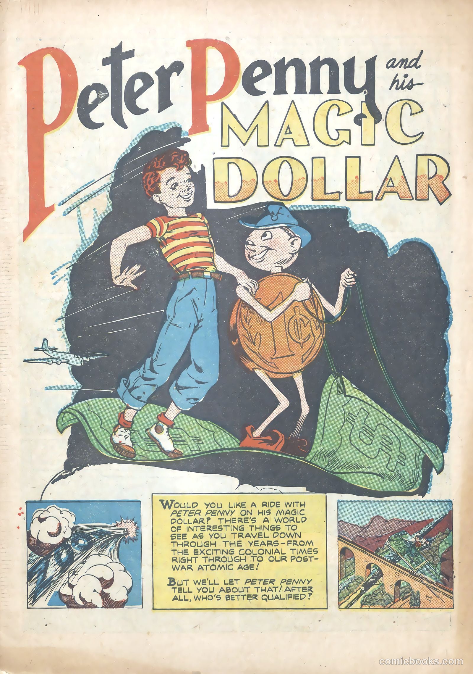Peter Penny and His Magic Dollar #nn — page 1 of 15