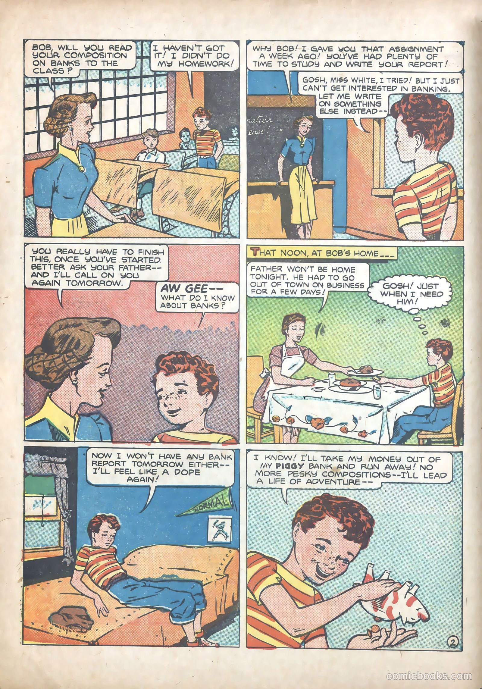 Peter Penny and His Magic Dollar #nn — page 2 of 15