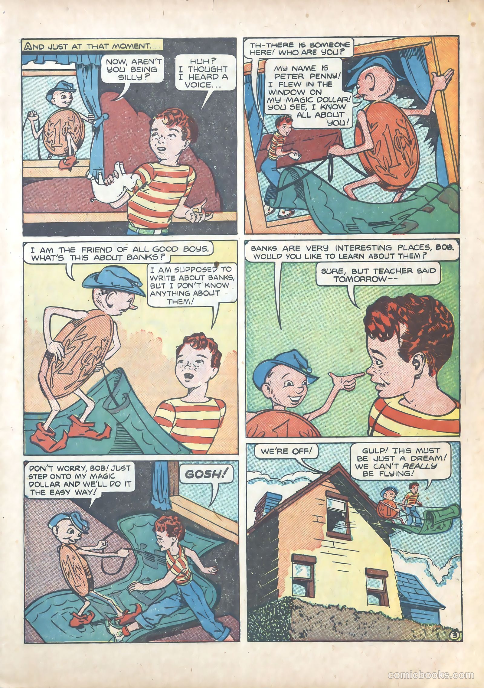 Peter Penny and His Magic Dollar #nn — page 3 of 15