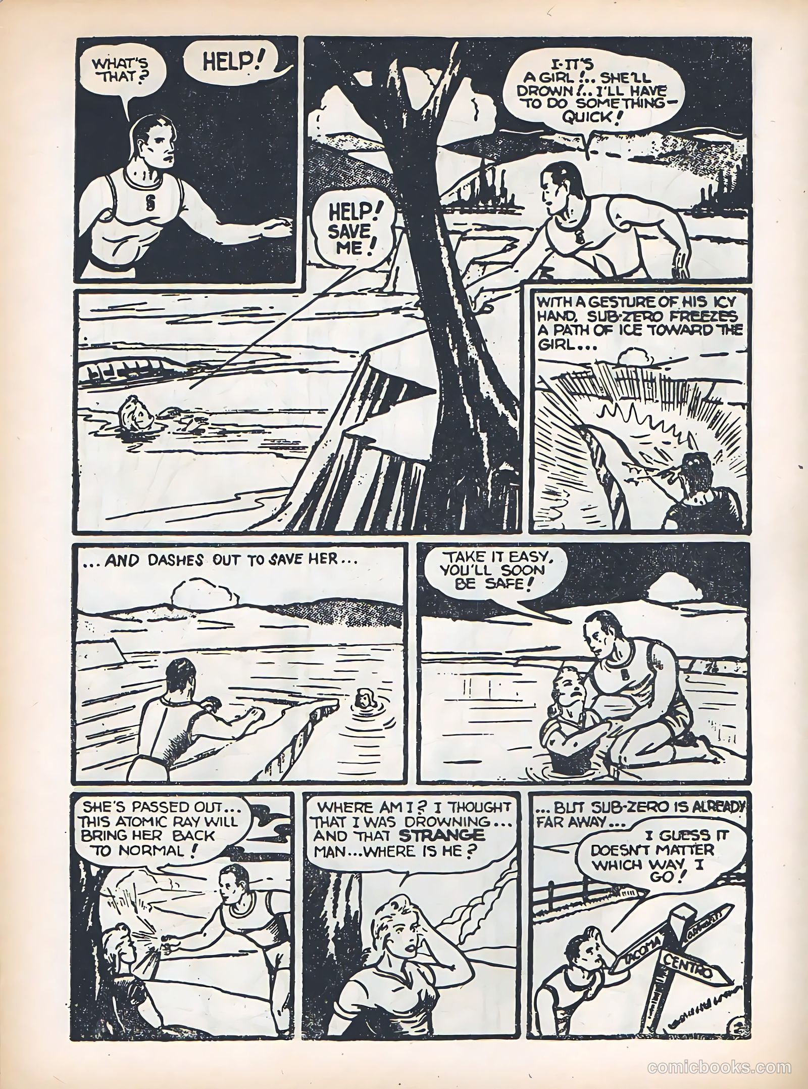 Blue Bolt #4 — page 10 of 36