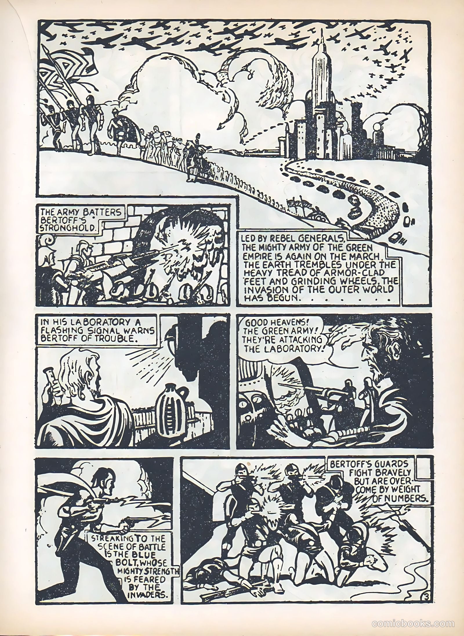 Blue Bolt #4 — page 21 of 36