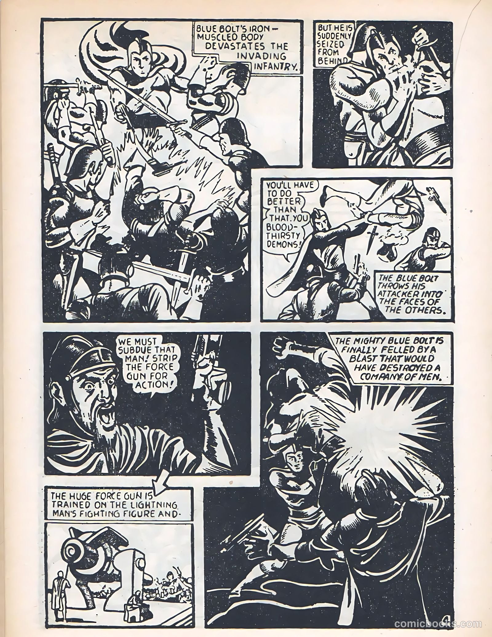 Blue Bolt #4 — page 22 of 36