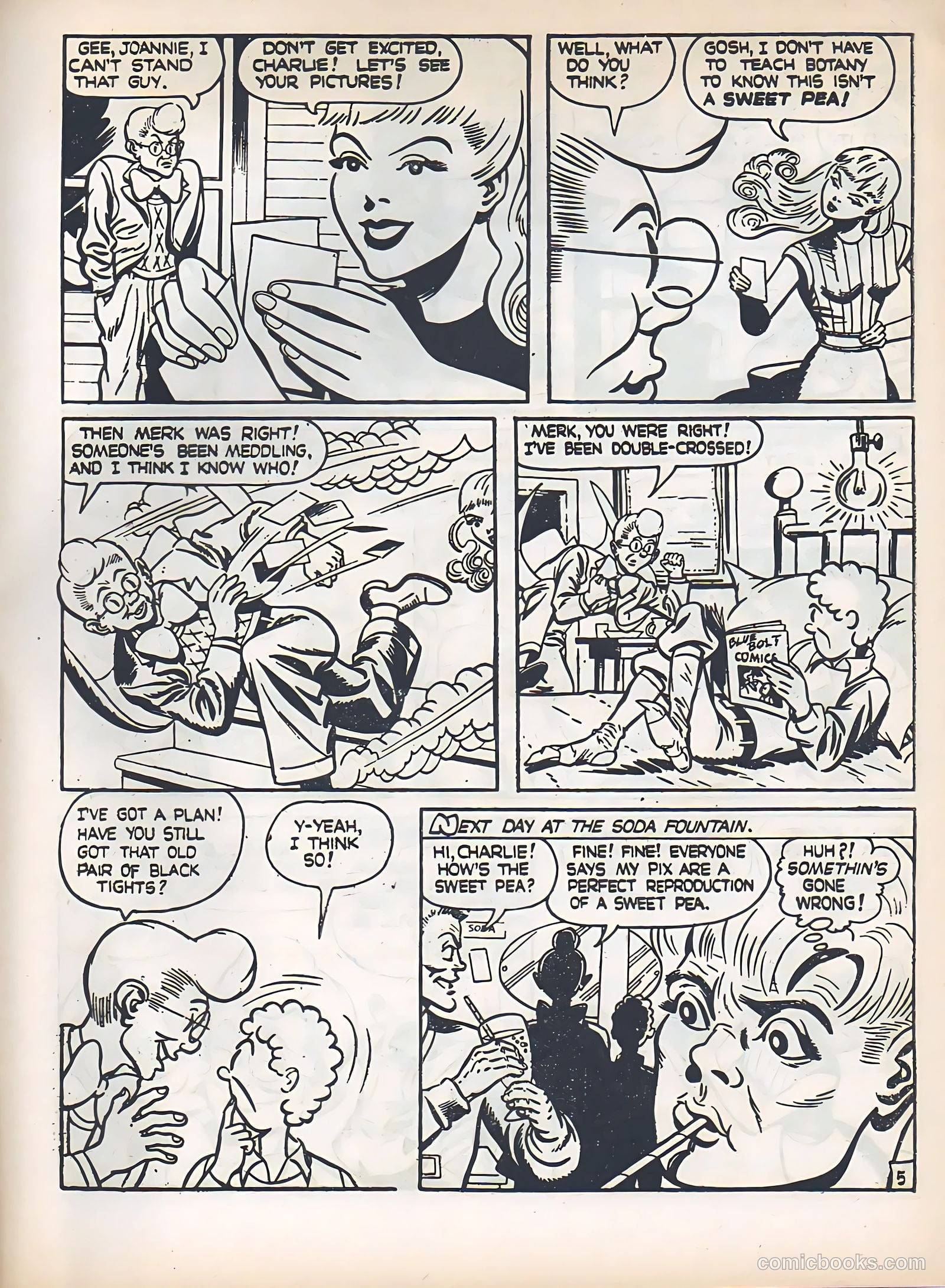 Blue Bolt #4 — page 33 of 36