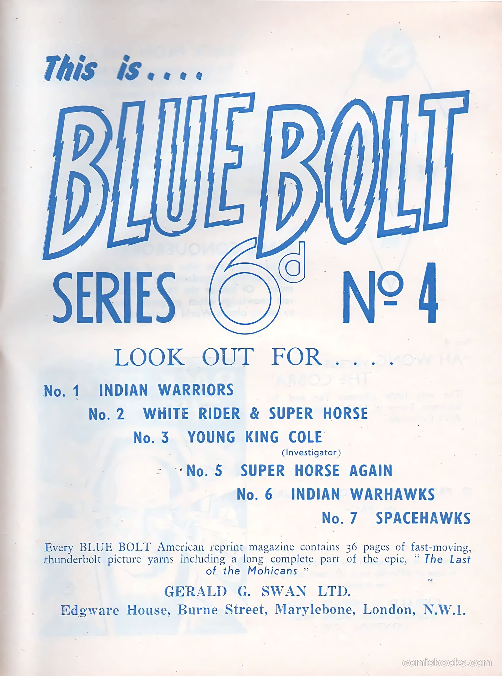 Blue Bolt #4 — page 35 of 36