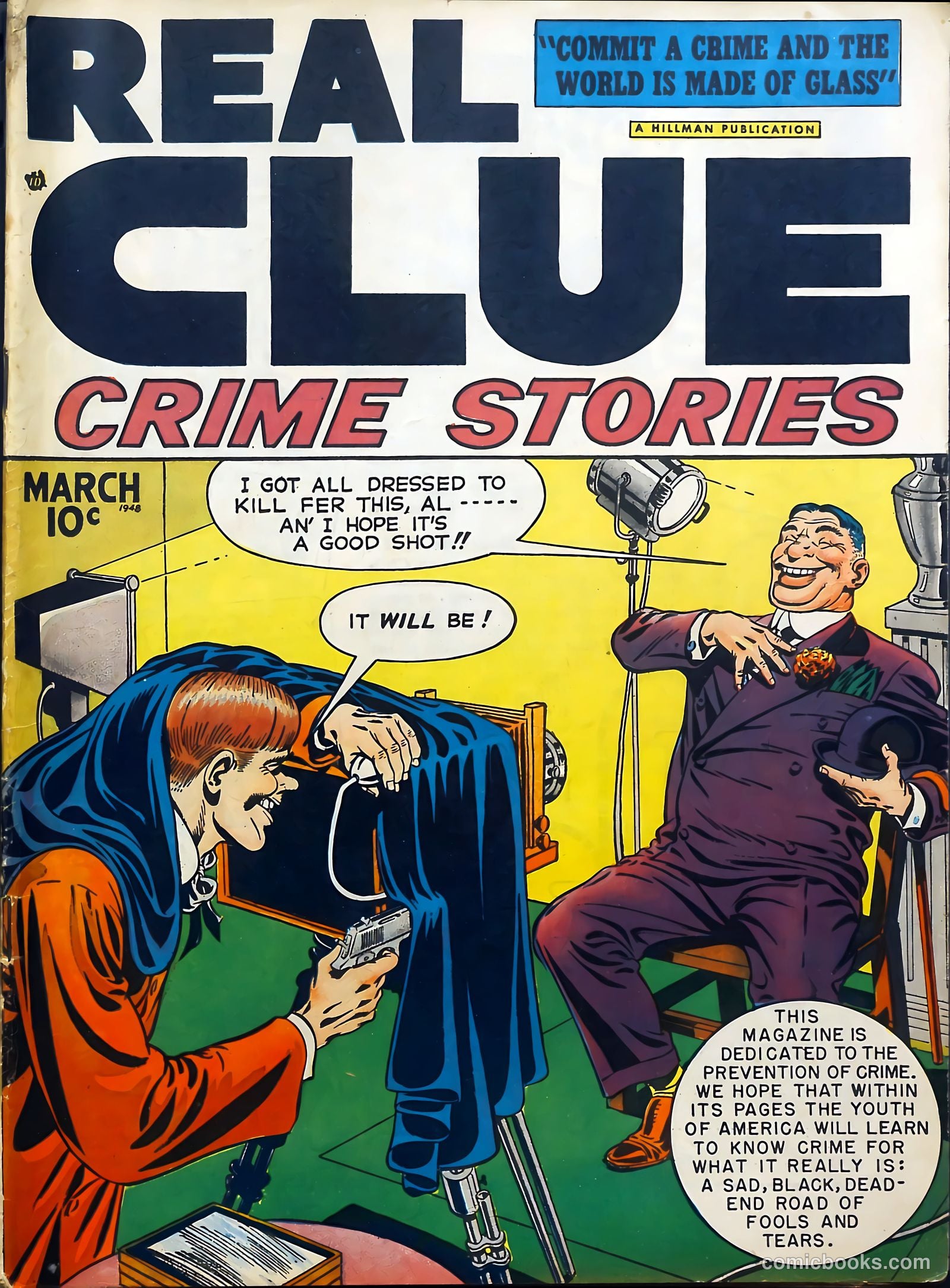 Real Clue Crime Stories v3 #1 — page 1 of 52