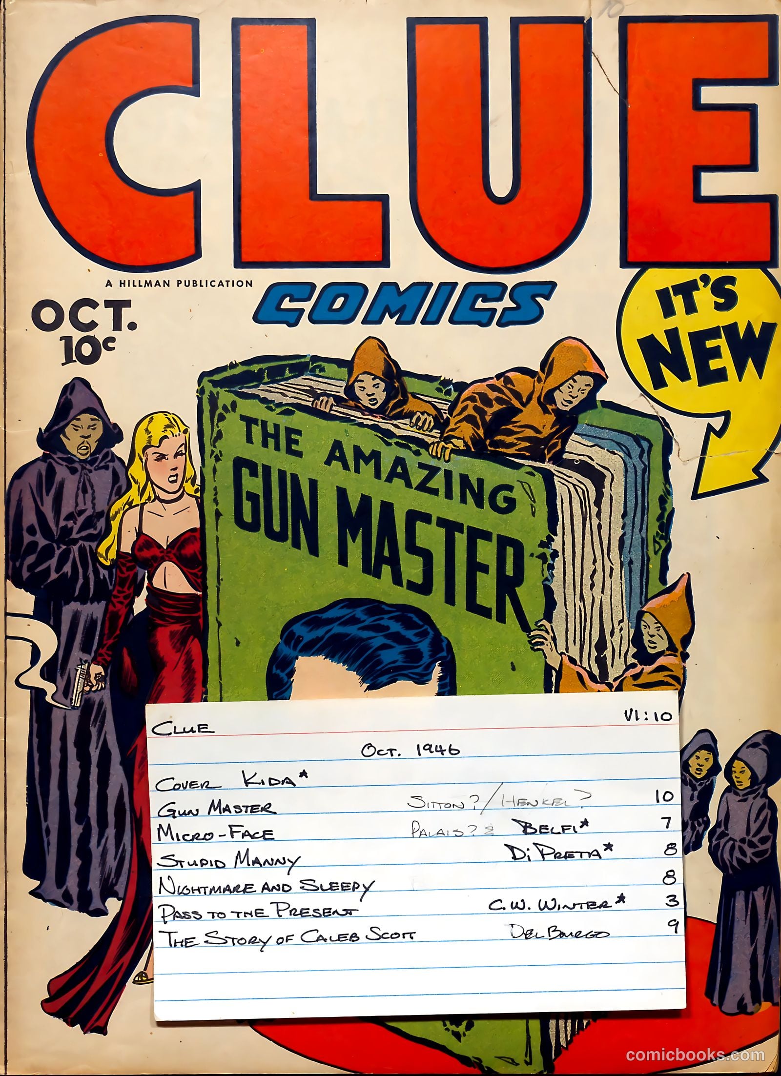 Clue Comics #10 — page 53 of 53