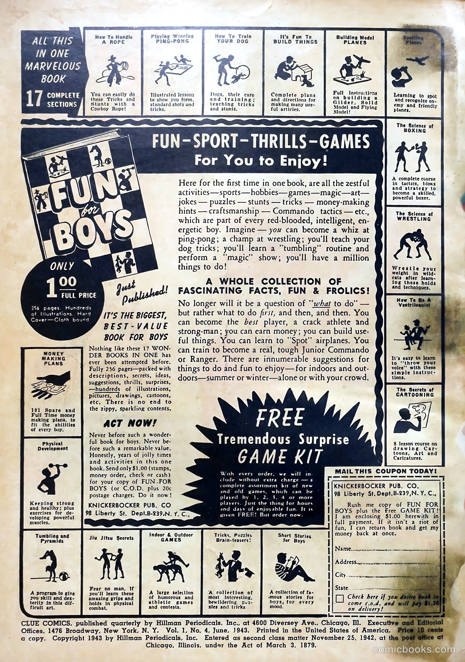 Clue Comics #4 — page 2 of 68