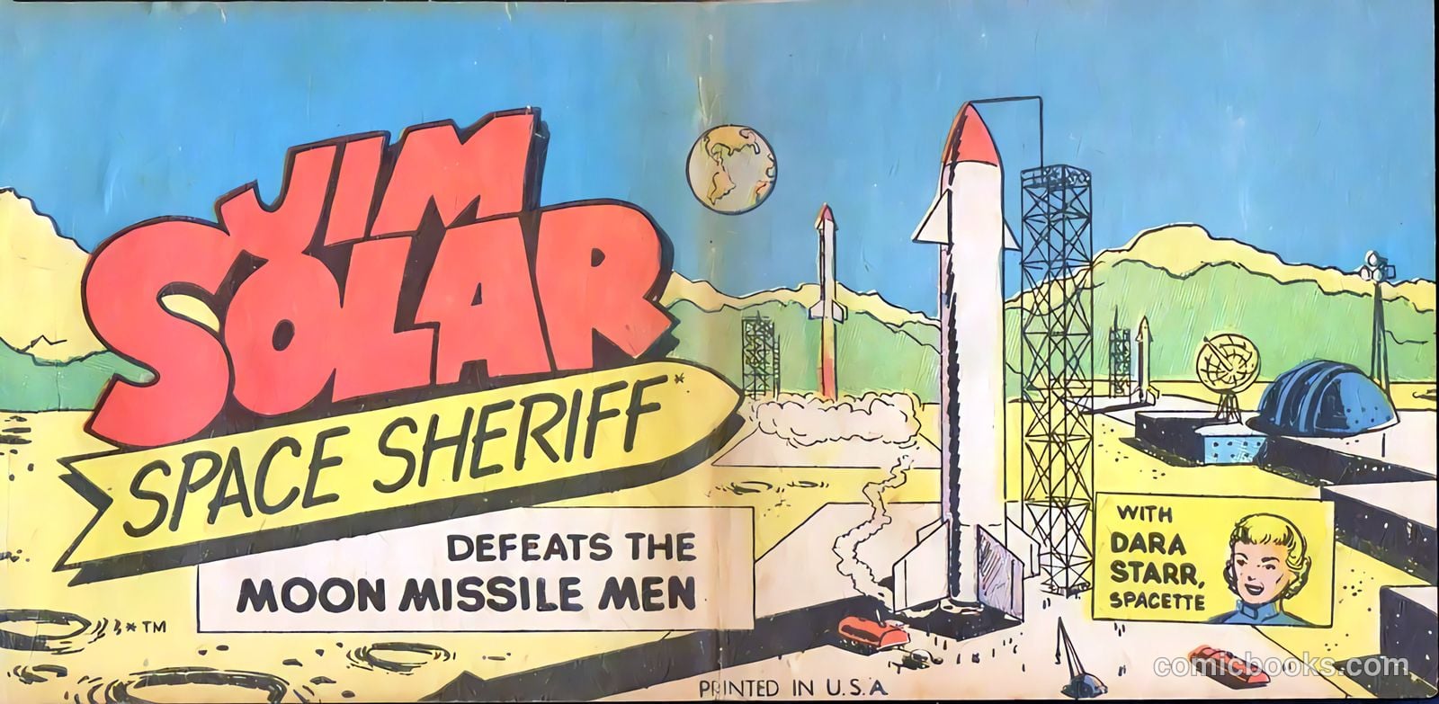Jim Solar Space Sheriff Defeats the Moon Missile Men #1 — page 1 of 16