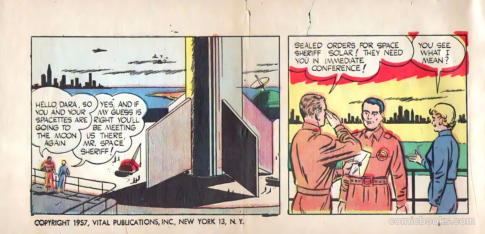 Jim Solar Space Sheriff Defeats the Moon Missile Men #1 — page 2 of 16