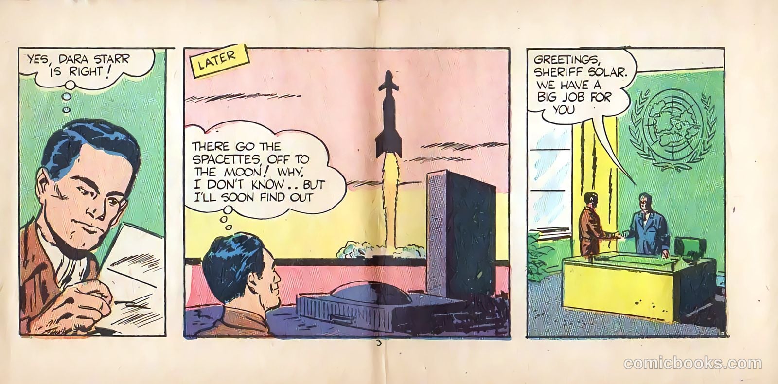 Jim Solar Space Sheriff Defeats the Moon Missile Men #1 — page 3 of 16
