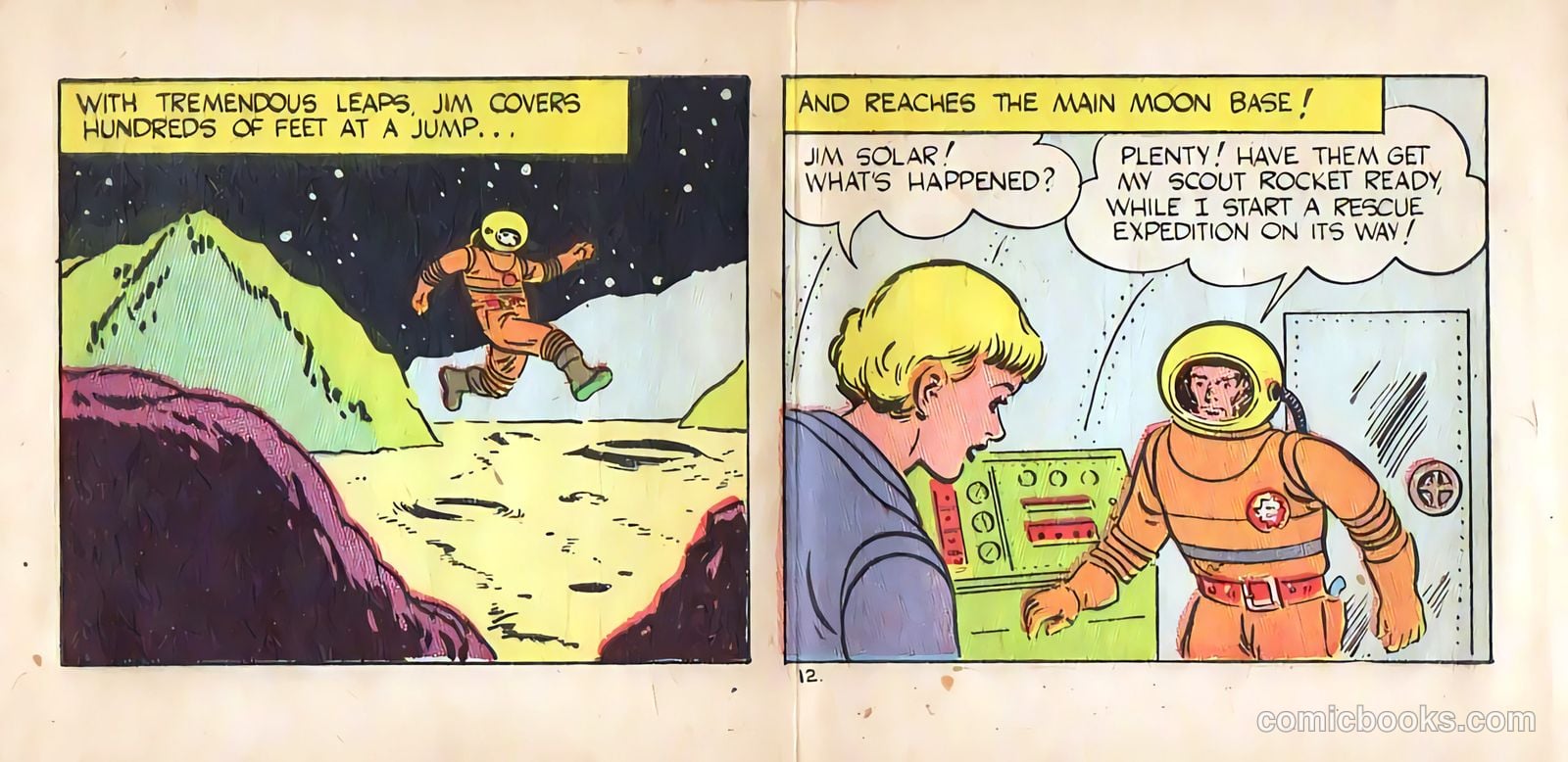 Jim Solar Space Sheriff Defeats the Moon Missile Men #1 — page 12 of 16