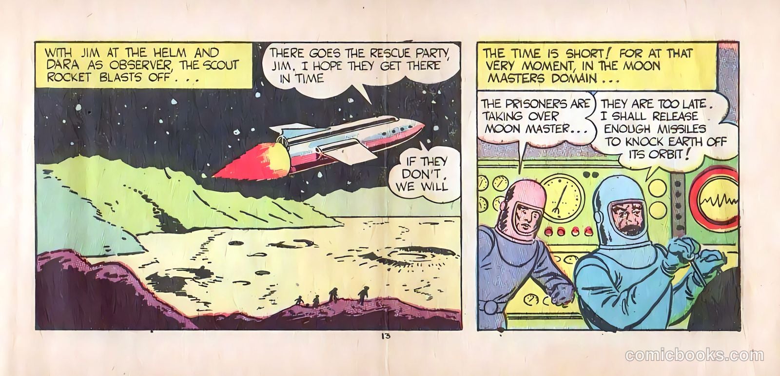 Jim Solar Space Sheriff Defeats the Moon Missile Men #1 — page 13 of 16