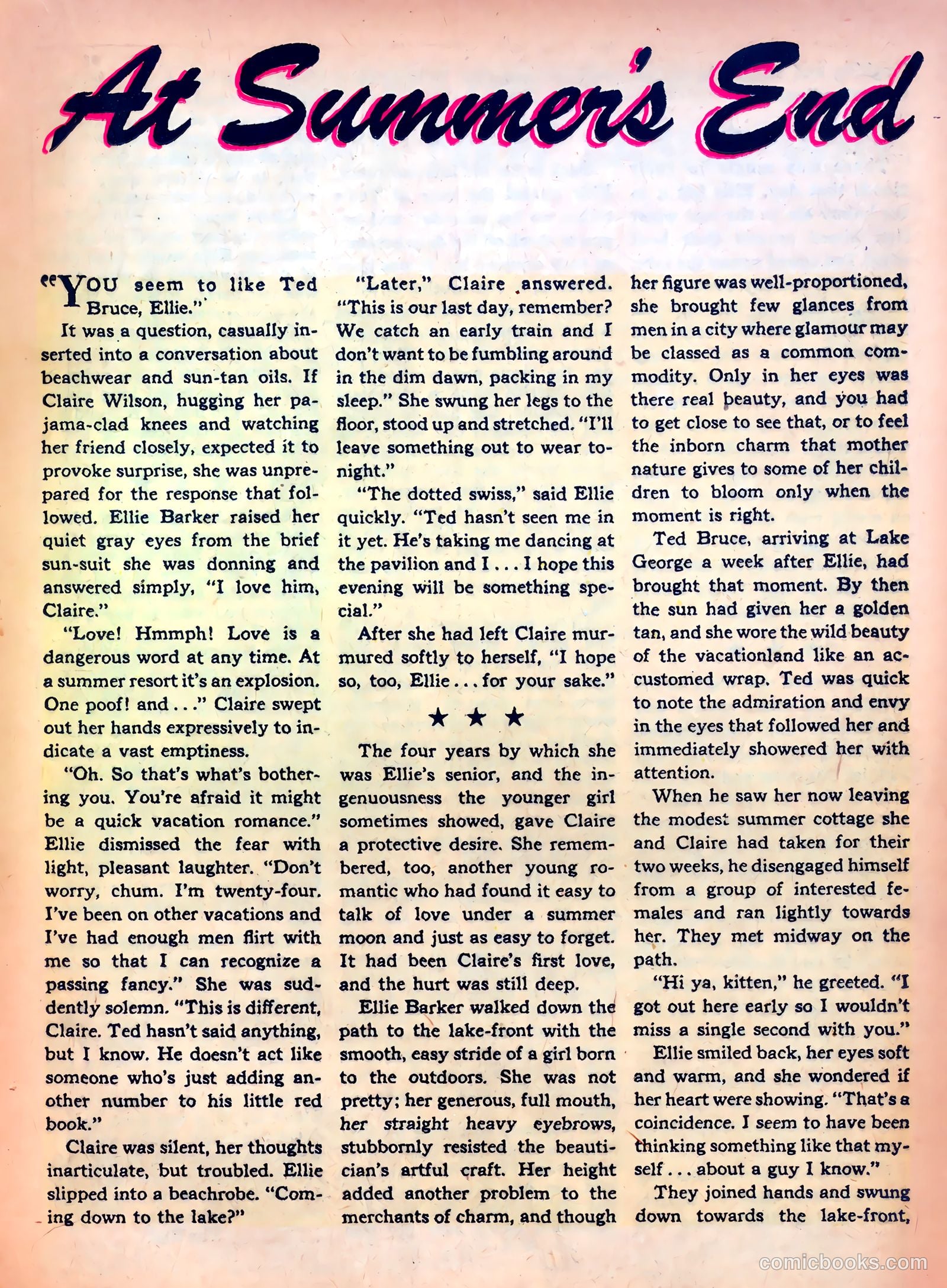 Romantic Confessions v1 #5 — page 29 of 52