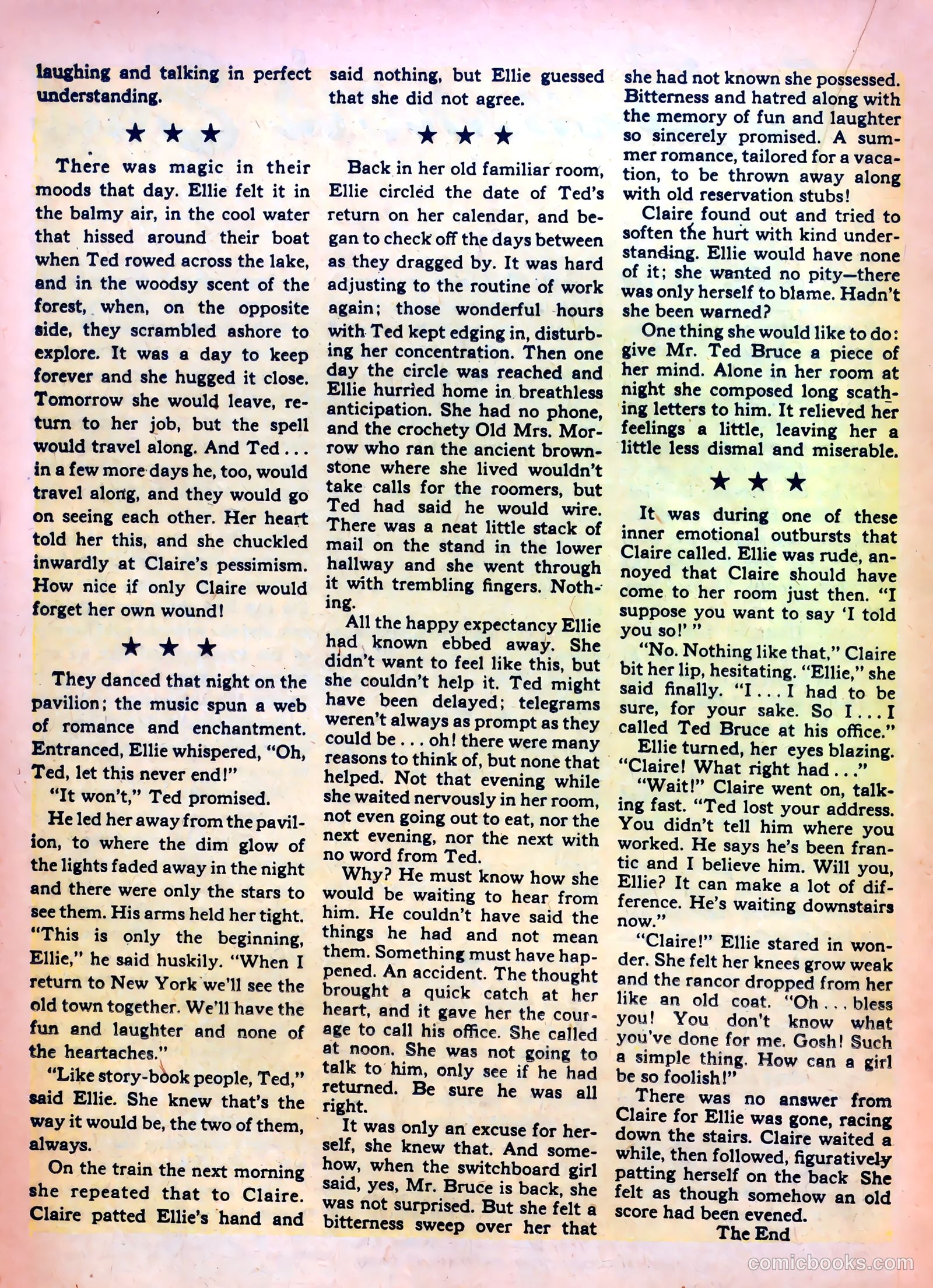 Romantic Confessions v1 #5 — page 30 of 52