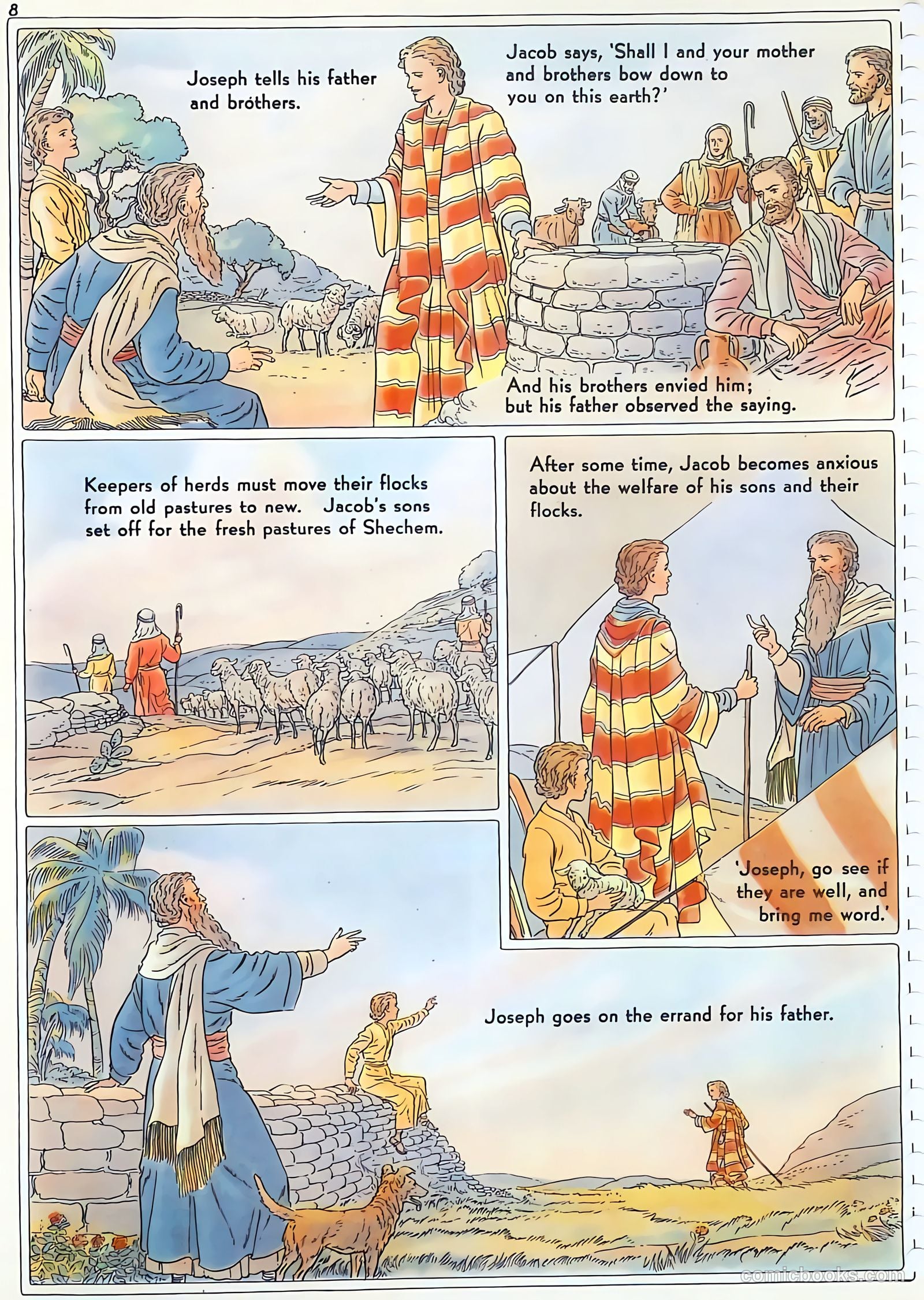 The Life of Joseph Visualized #nn — page 8 of 48