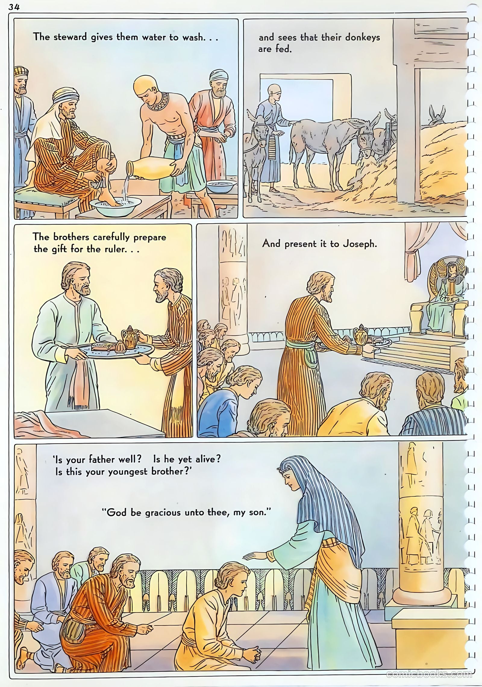 The Life of Joseph Visualized #nn — page 34 of 48