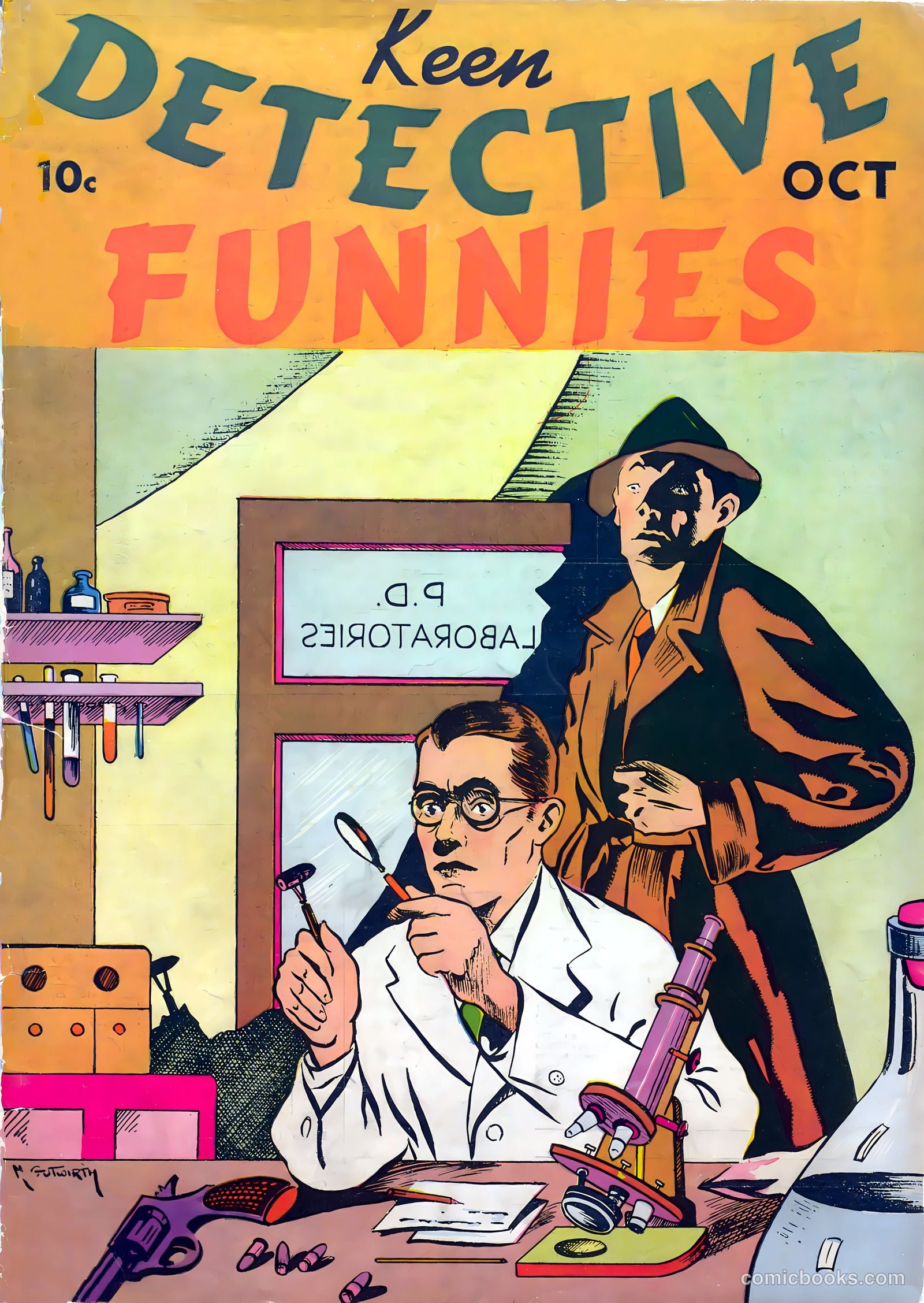 Keen Detective Funnies 3 v1 #10 — page 1 of 52