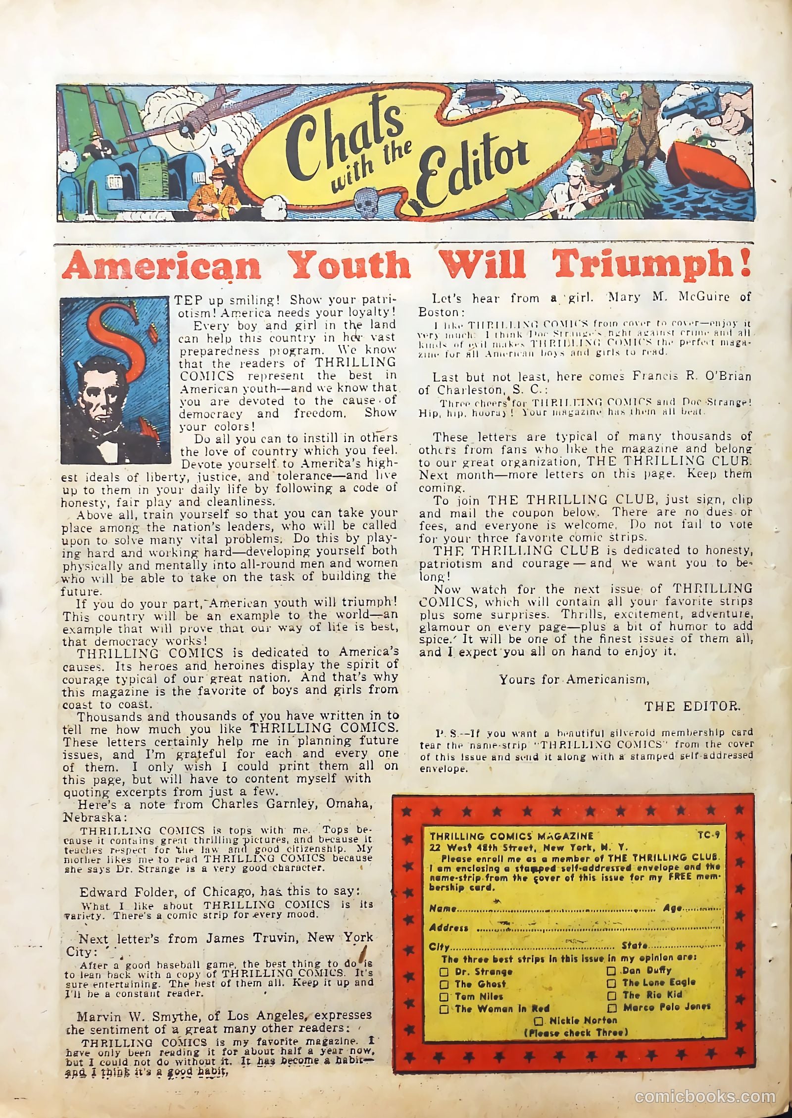 Thrilling Comics #9 — page 64 of 68