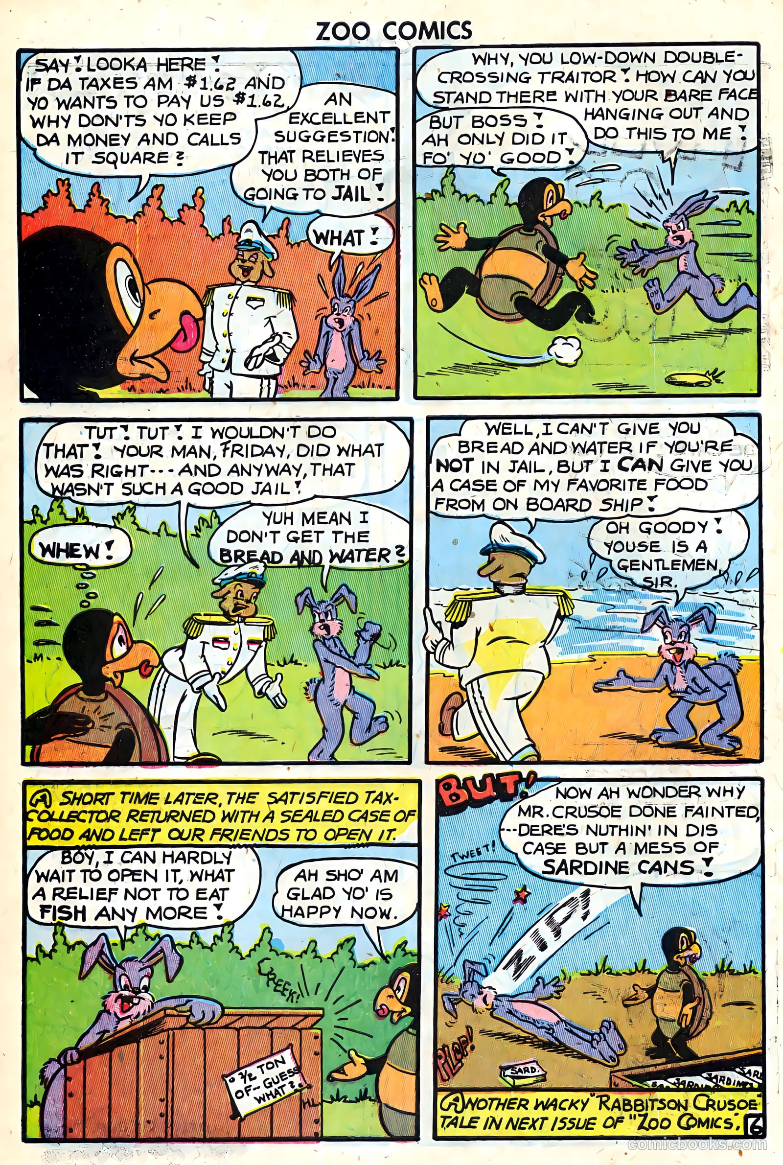 Zoo Funnies v1 #8 — page 8 of 52
