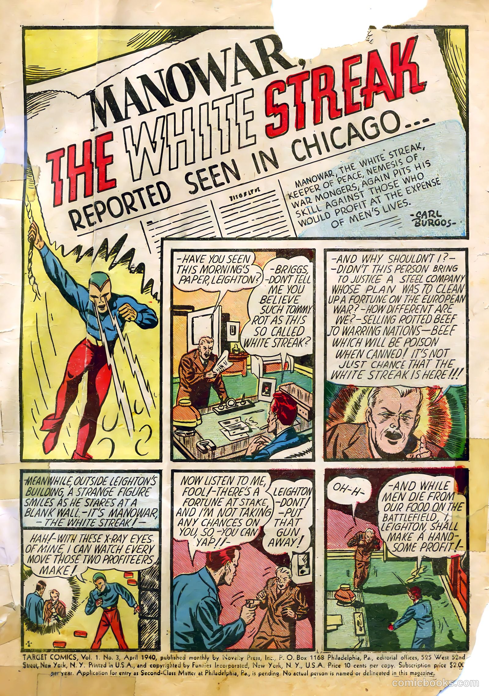 Target Comics v1 #3 — page 2 of 62
