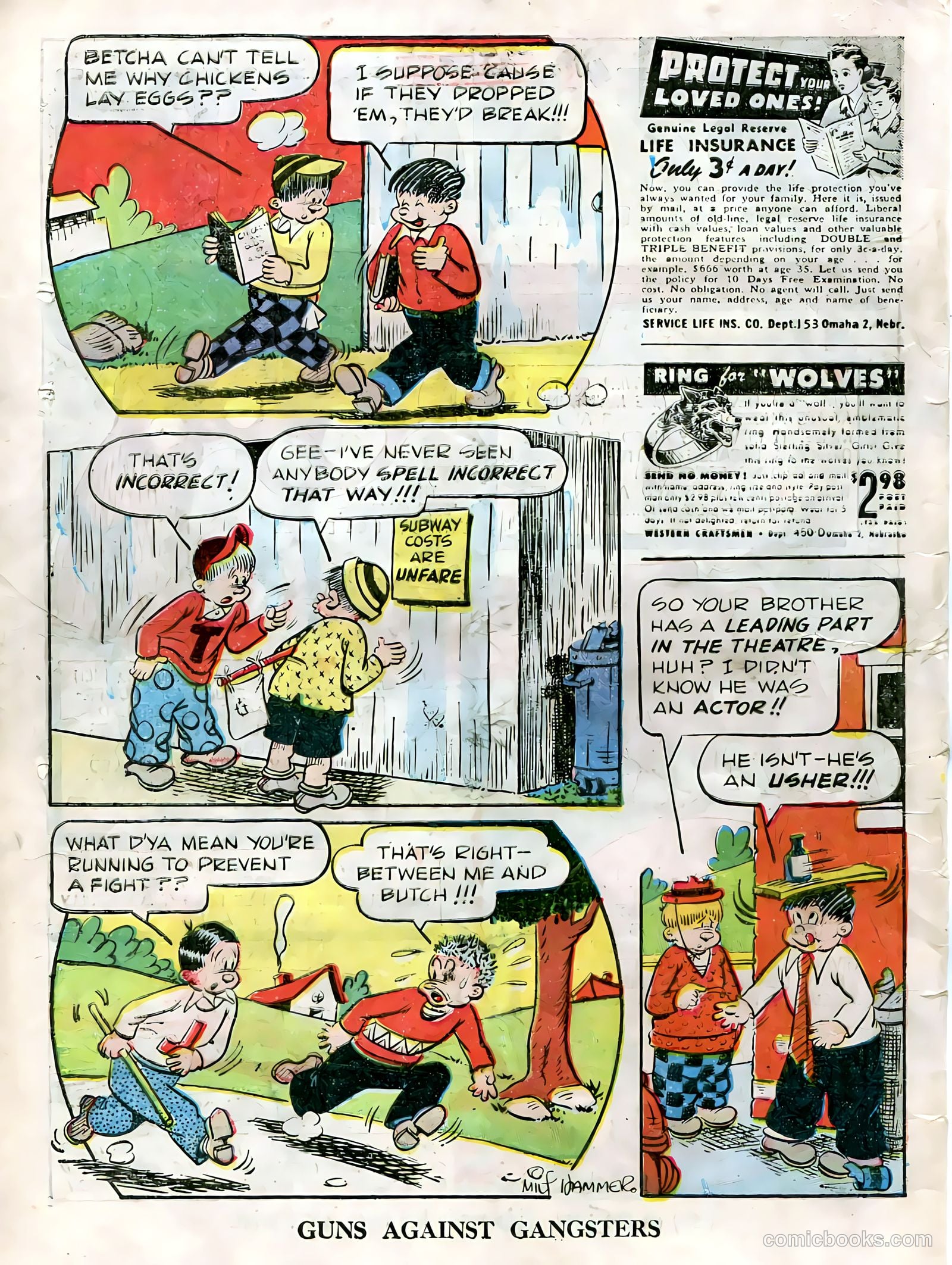 Guns Against Gangsters #4 — page 32 of 36