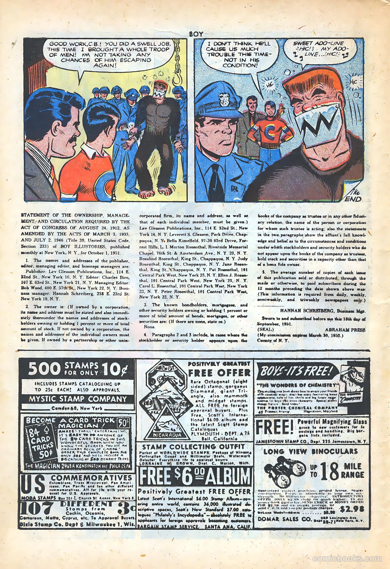 Boy Comics #74 — page 32 of 36