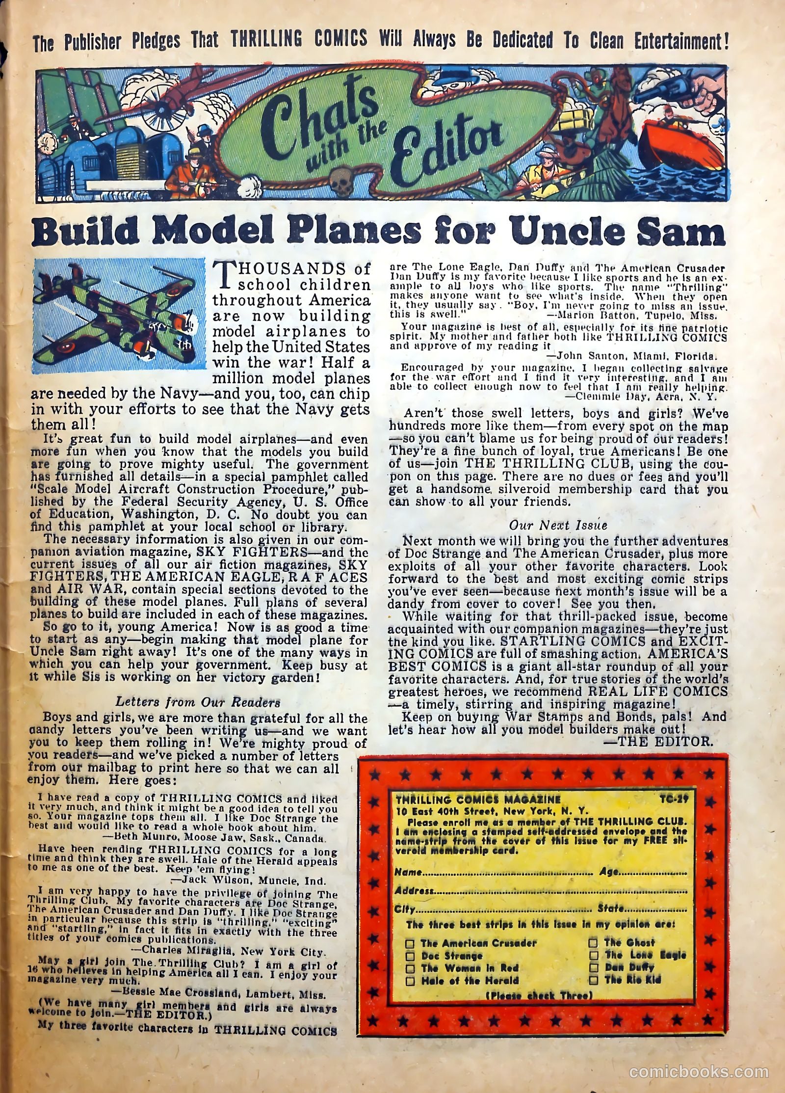 Thrilling Comics #29 — page 61 of 68