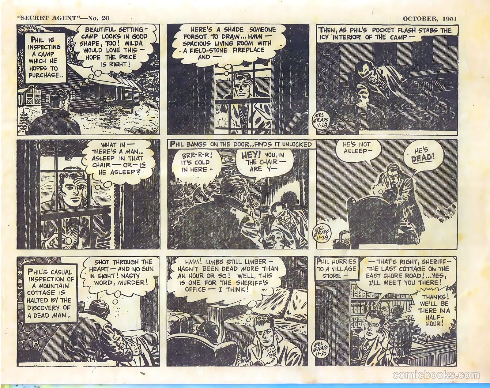 Secret Agent X-9 #20 — page 2 of 18
