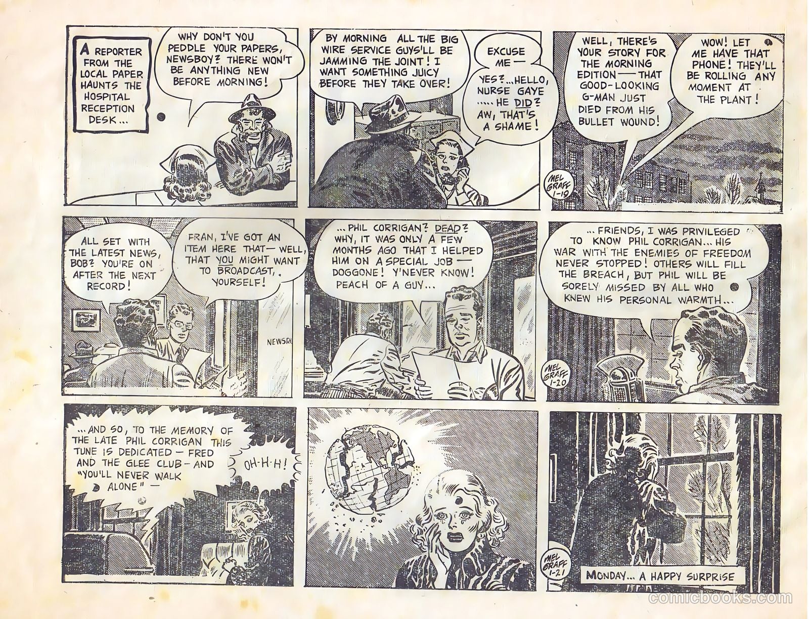 Secret Agent X-9 #20 — page 17 of 18