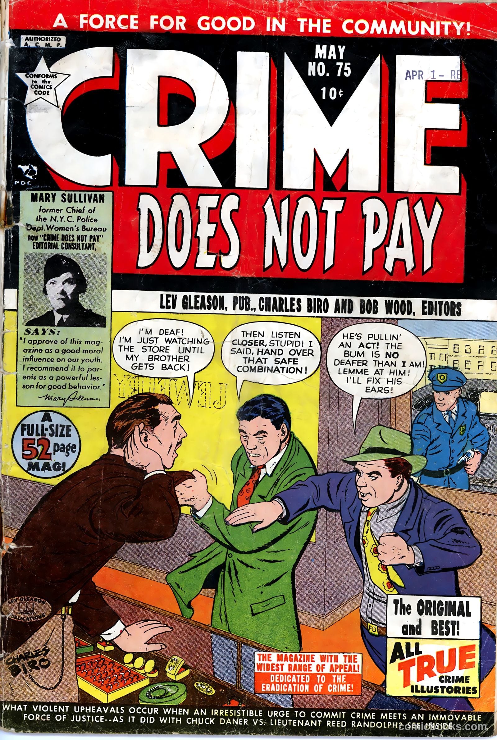 Crime Does Not Pay #75 — page 1 of 52