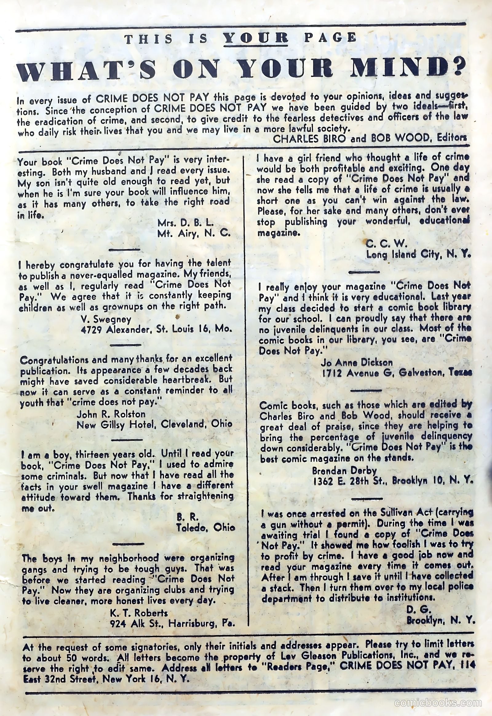 Crime Does Not Pay #75 — page 23 of 52