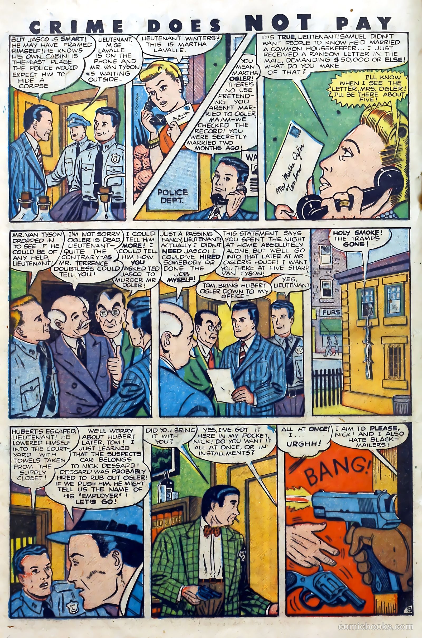 Crime Does Not Pay #75 — page 32 of 52