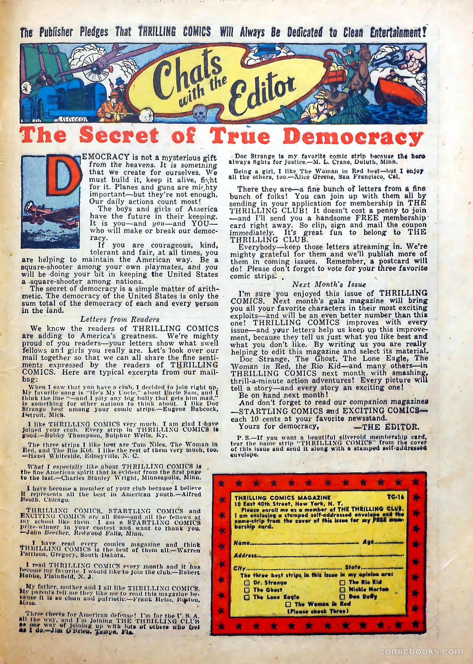 Thrilling Comics #16 — page 65 of 68