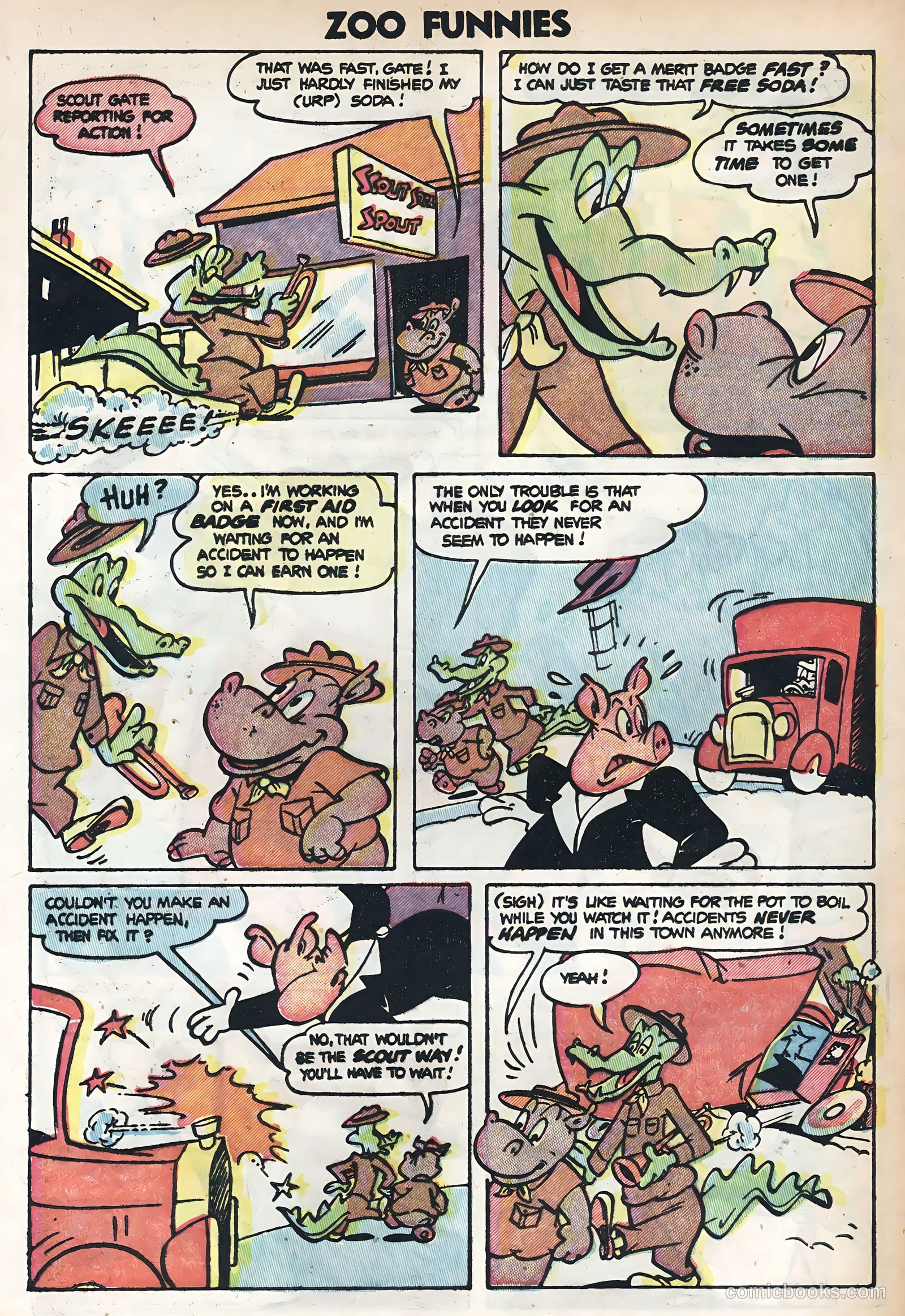 Zoo Funnies v2 #5 — page 4 of 36