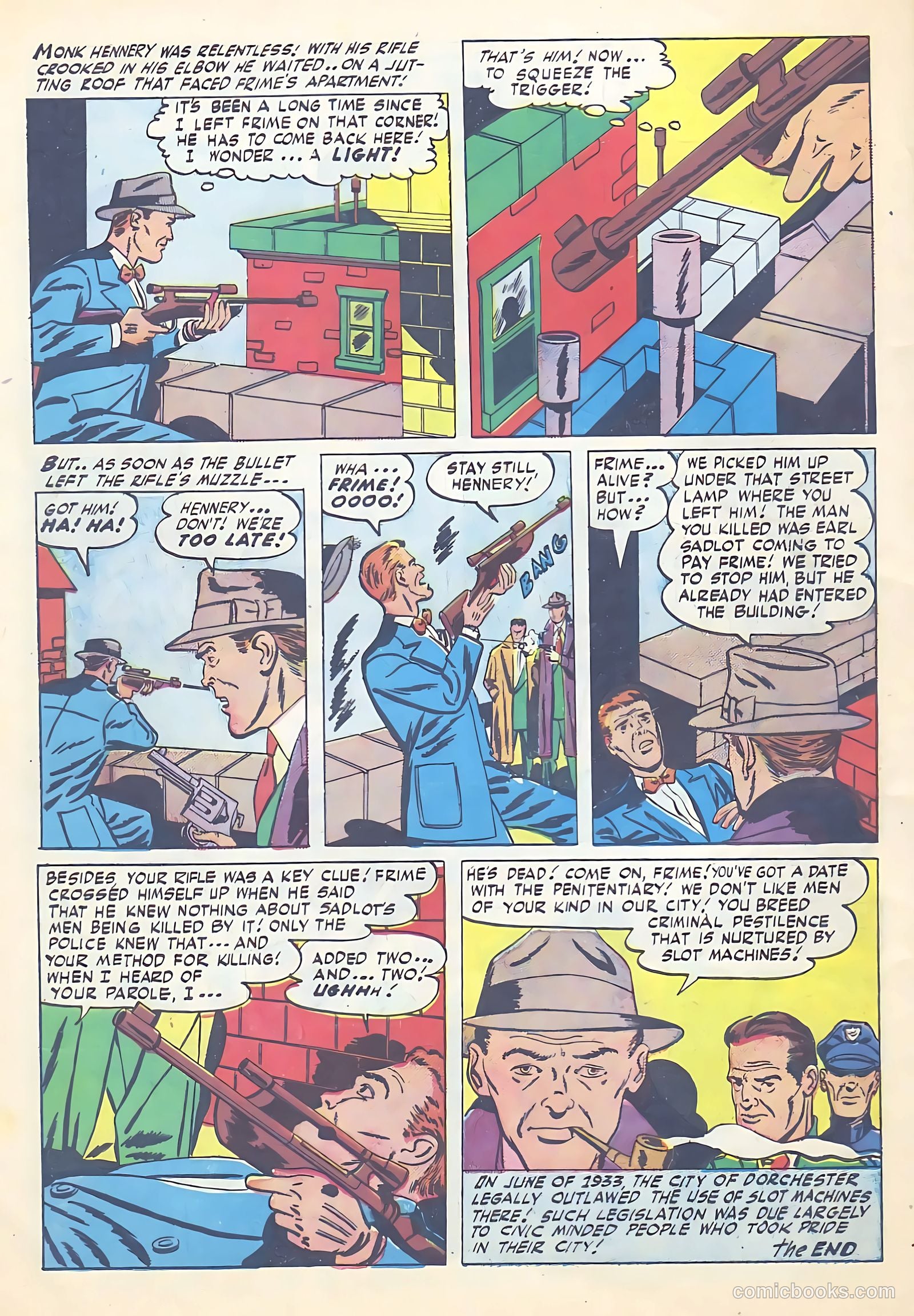 Justice Traps the Guilty #46 — page 40 of 44
