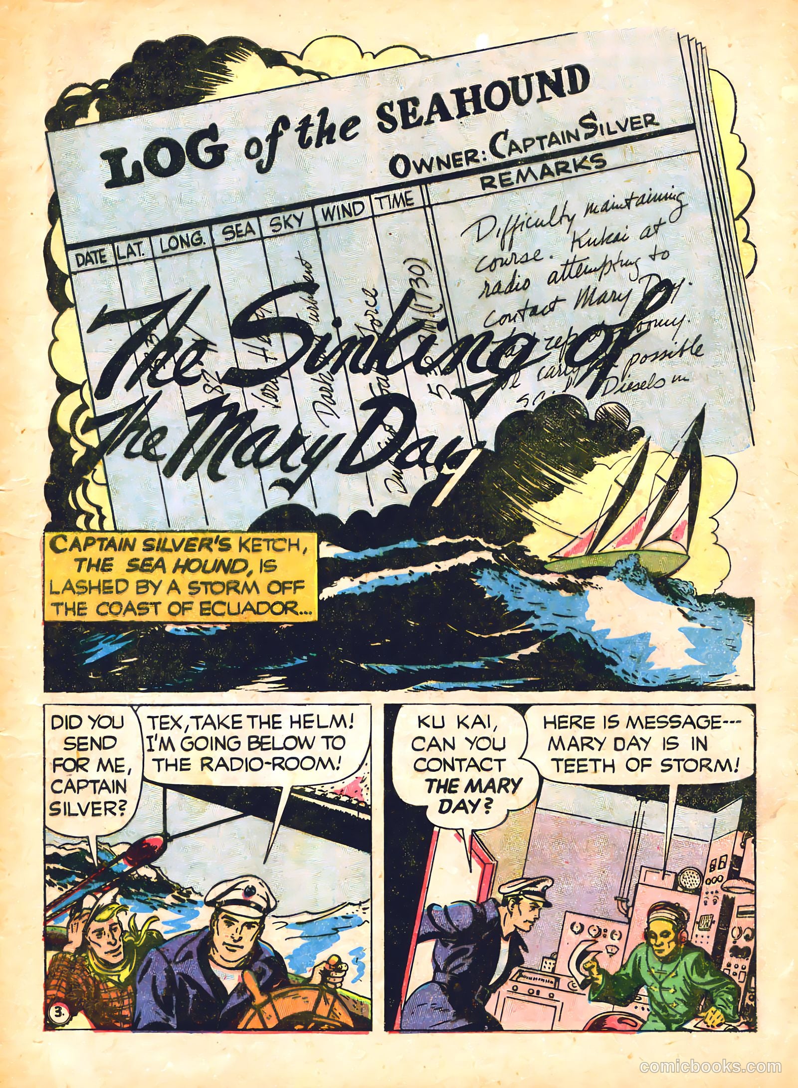 Captain Silver's Log of the Sea Hound #1 — page 5 of 52