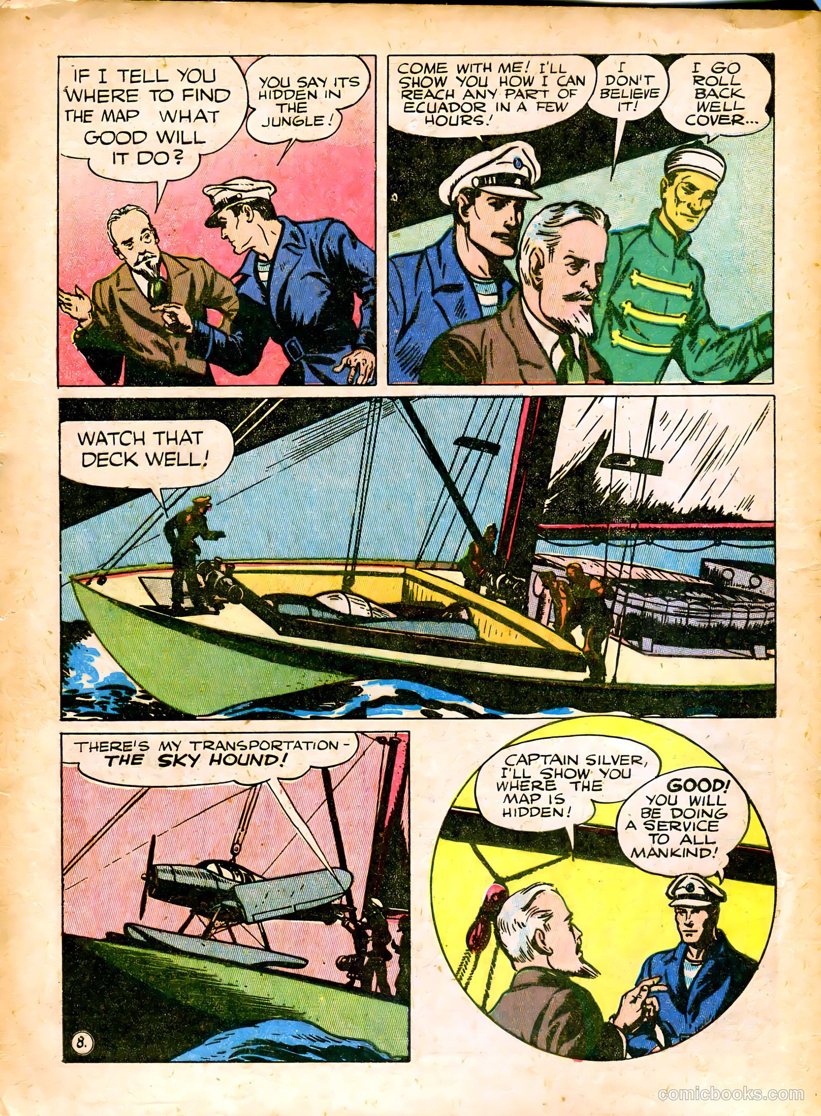 Captain Silver's Log of the Sea Hound #1 — page 10 of 52