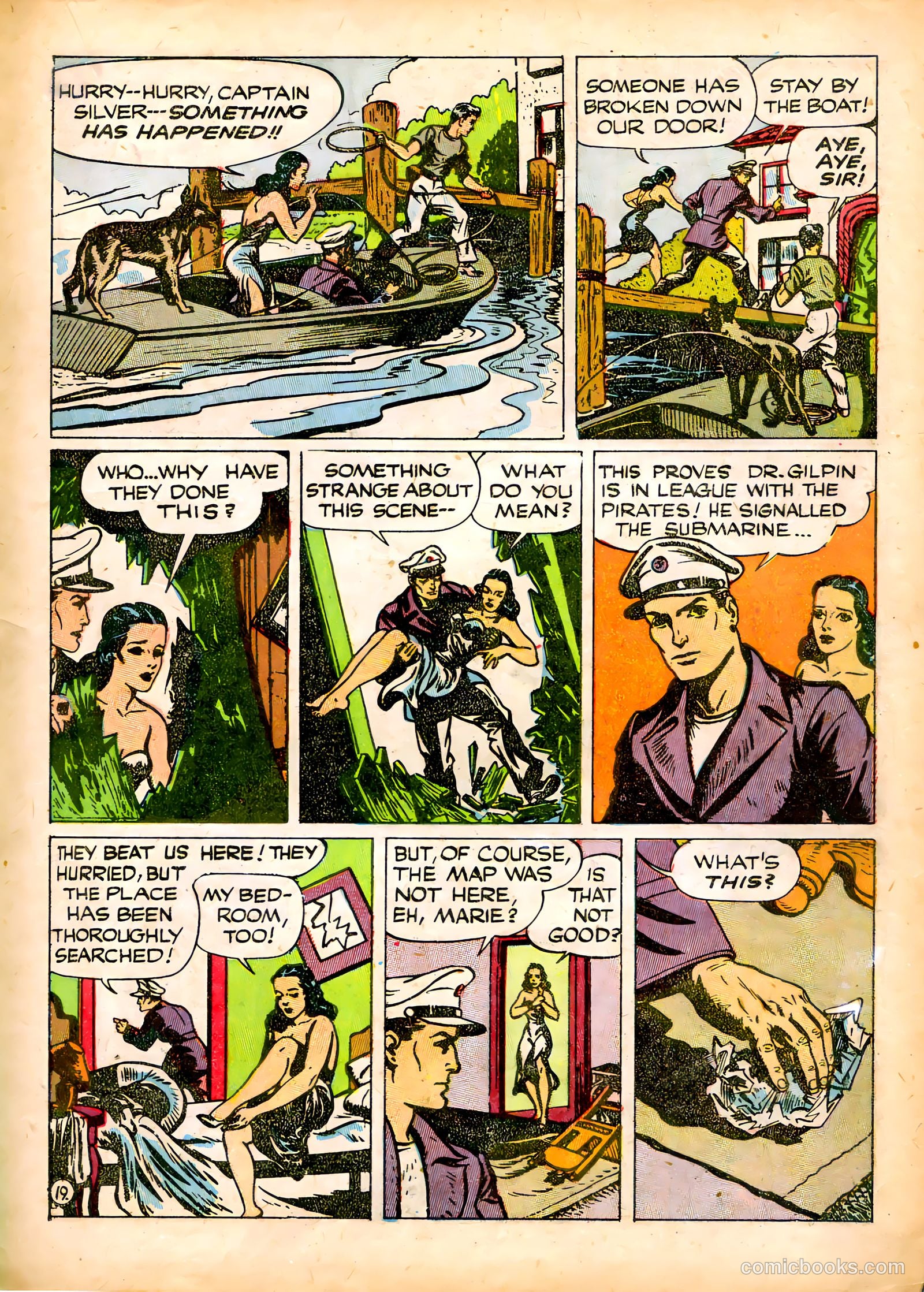 Captain Silver's Log of the Sea Hound #1 — page 21 of 52
