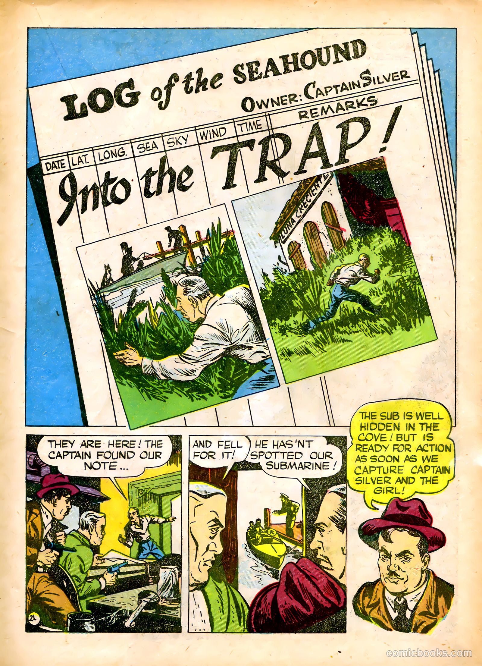 Captain Silver's Log of the Sea Hound #1 — page 23 of 52