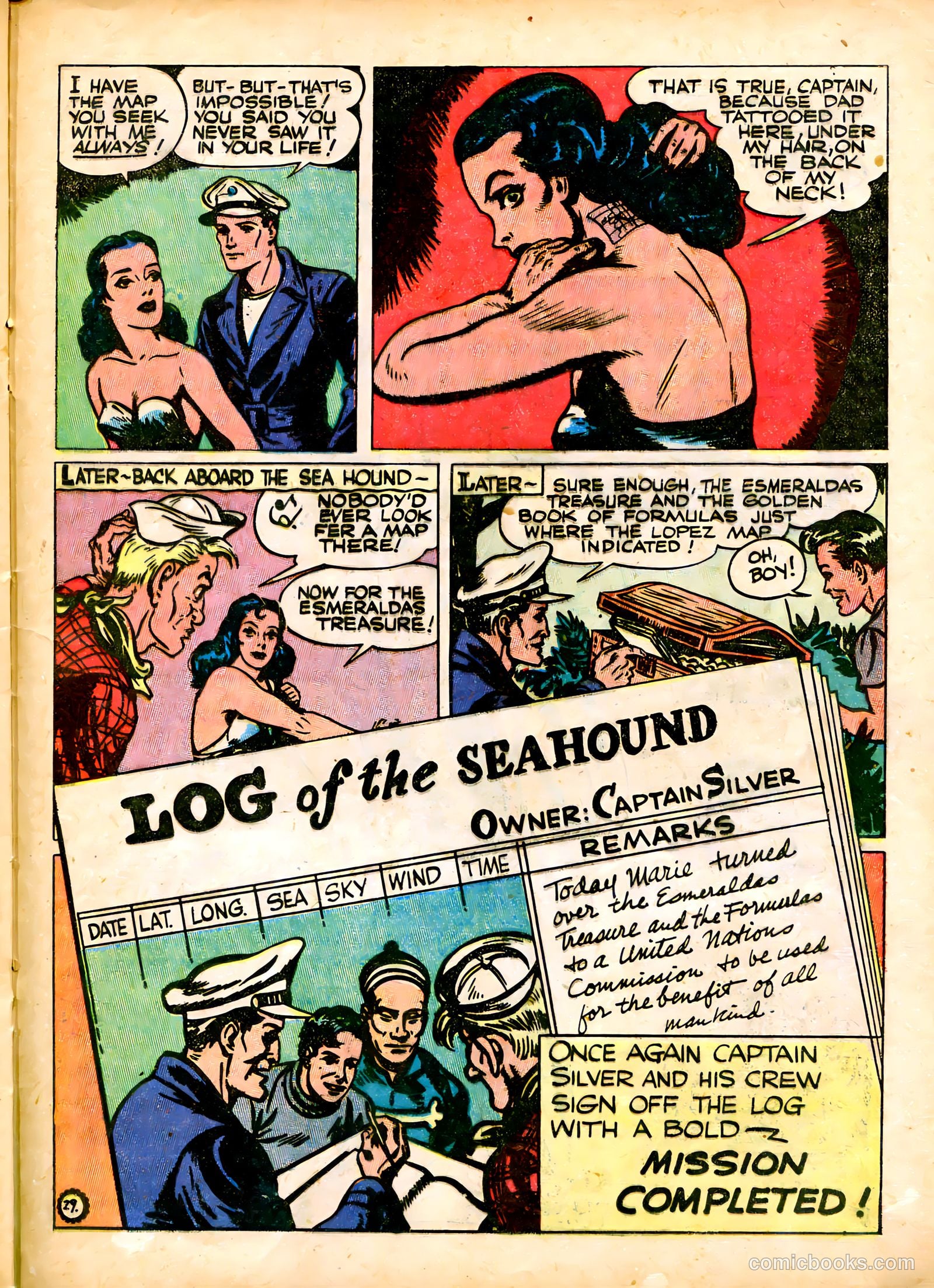 Captain Silver's Log of the Sea Hound #1 — page 31 of 52