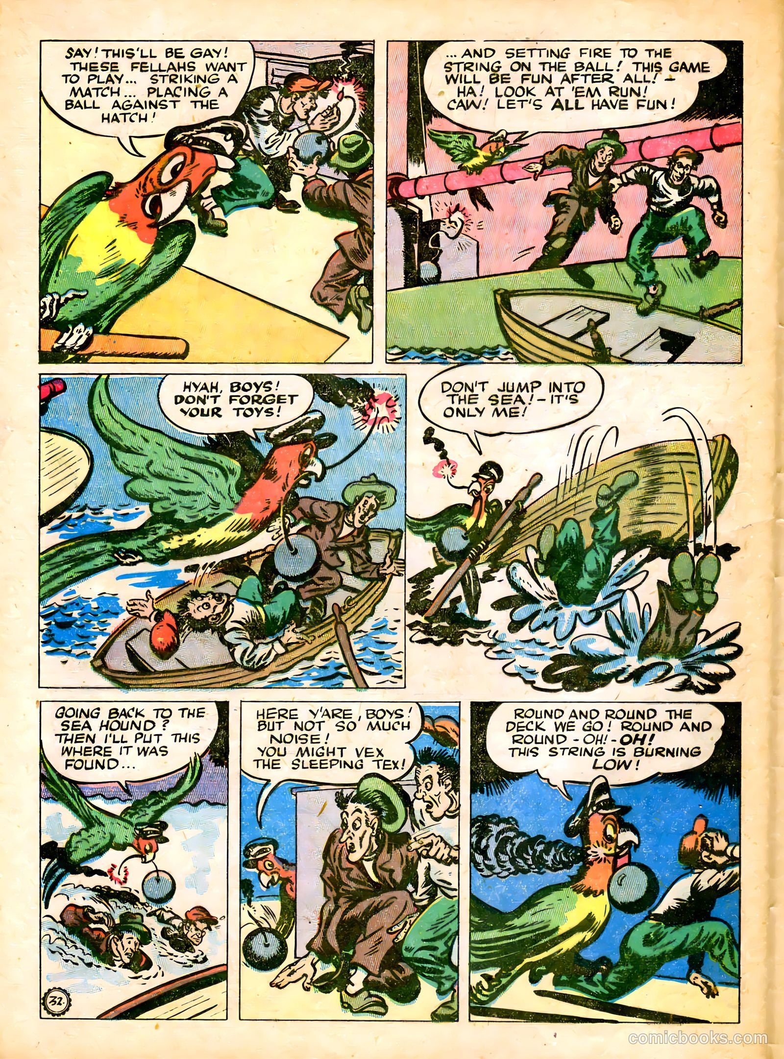 Captain Silver's Log of the Sea Hound #1 — page 34 of 52