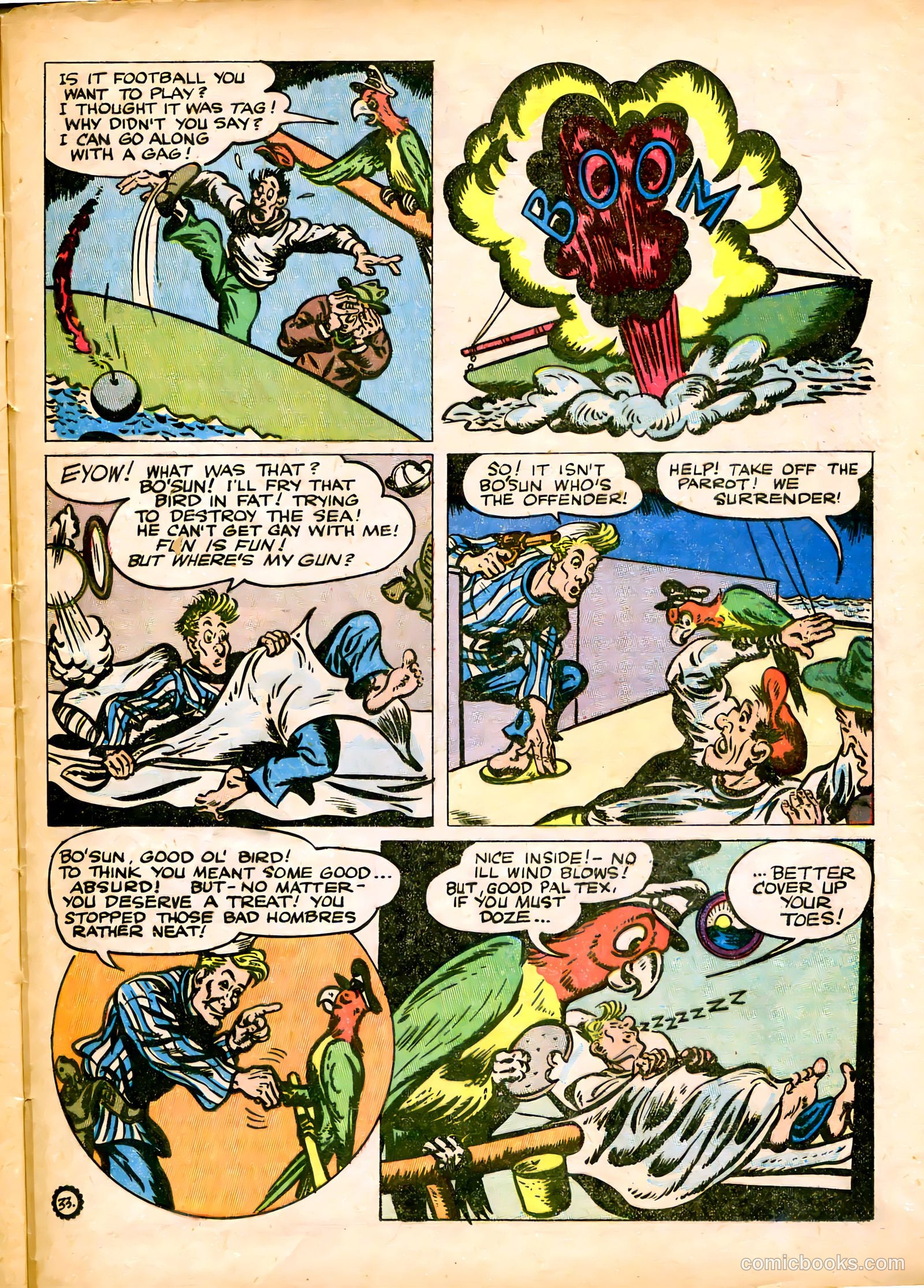 Captain Silver's Log of the Sea Hound #1 — page 35 of 52