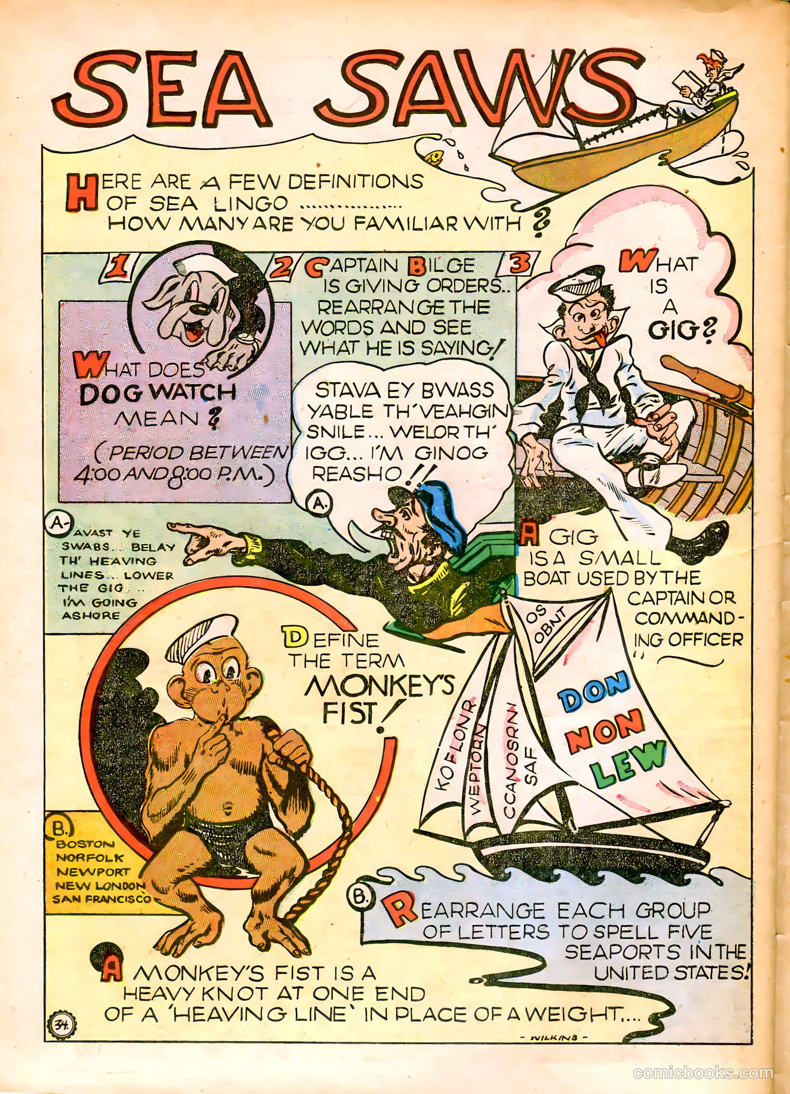 Captain Silver's Log of the Sea Hound #1 — page 36 of 52