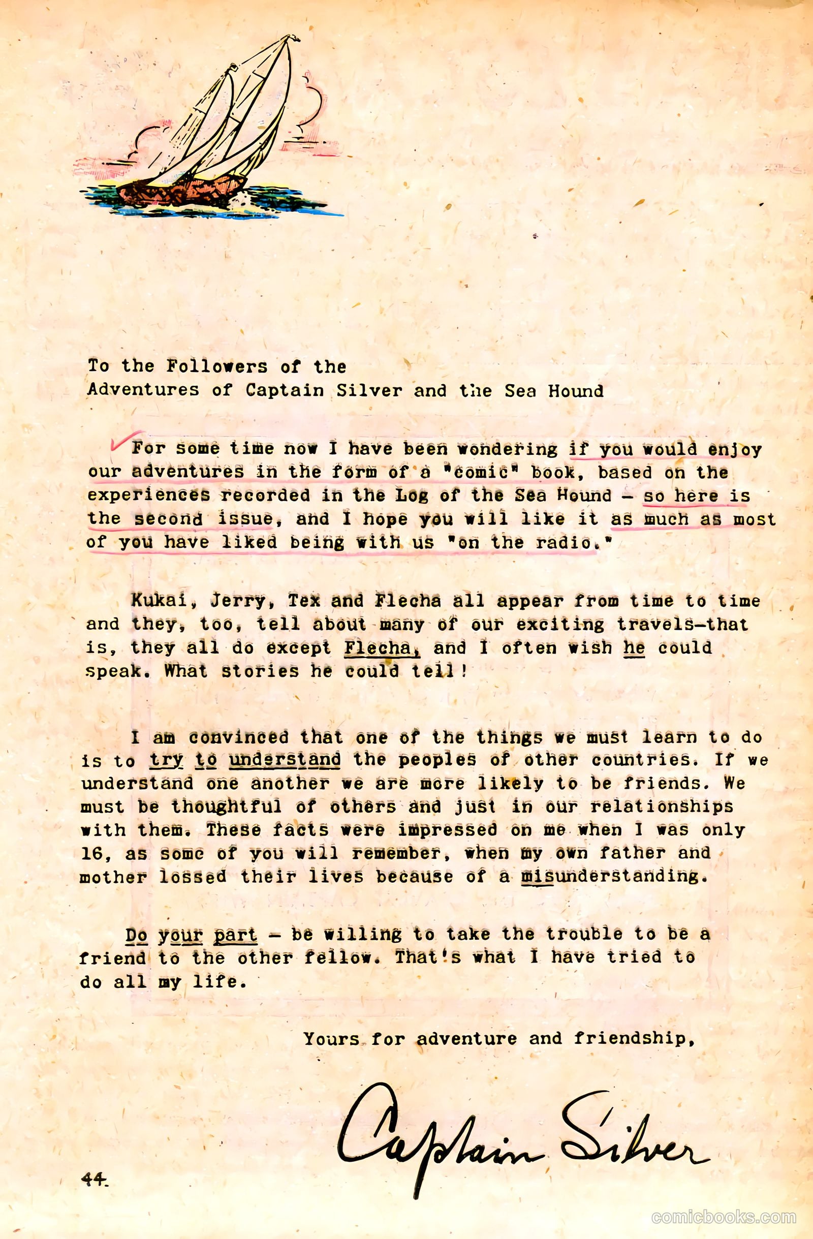 Captain Silver's Log of the Sea Hound #1 — page 46 of 52
