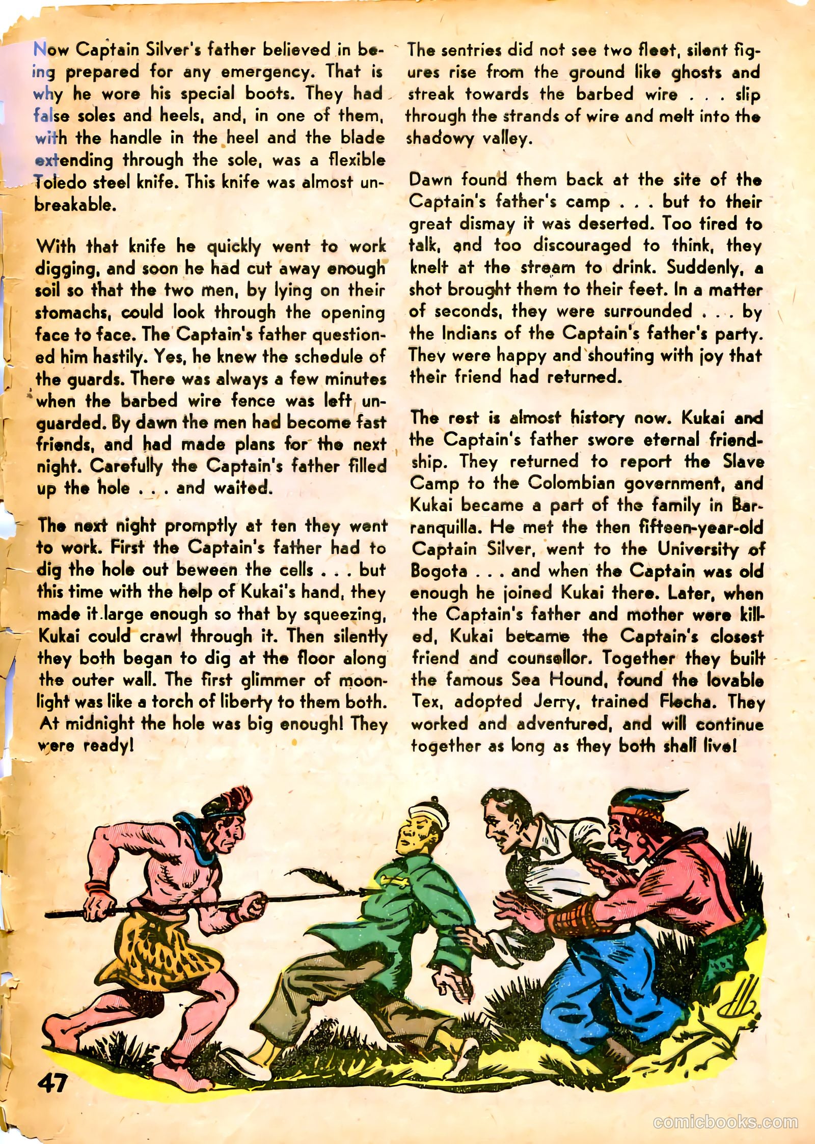 Captain Silver's Log of the Sea Hound #1 — page 49 of 52