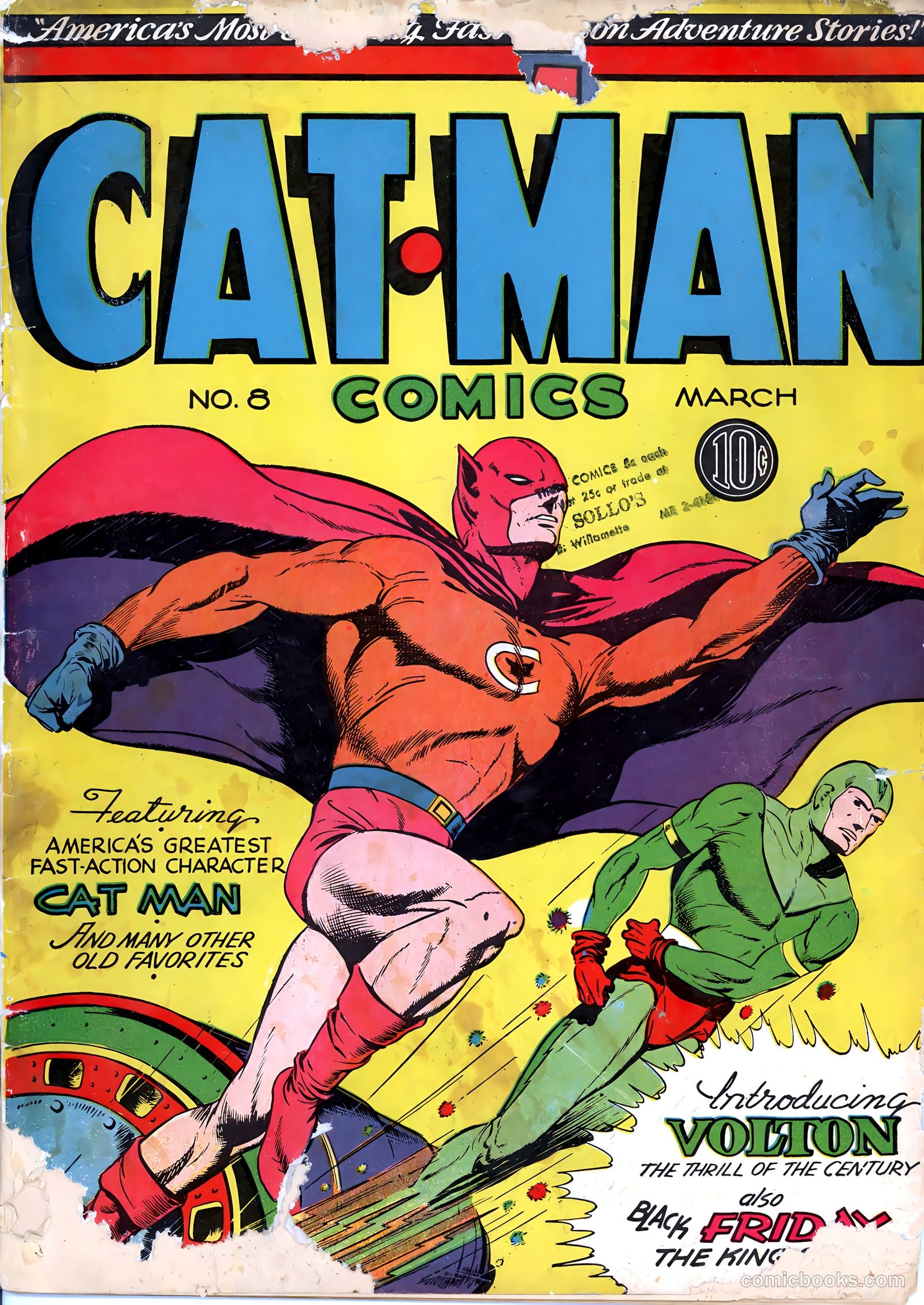Cat-Man Comics #8 — page 1 of 68